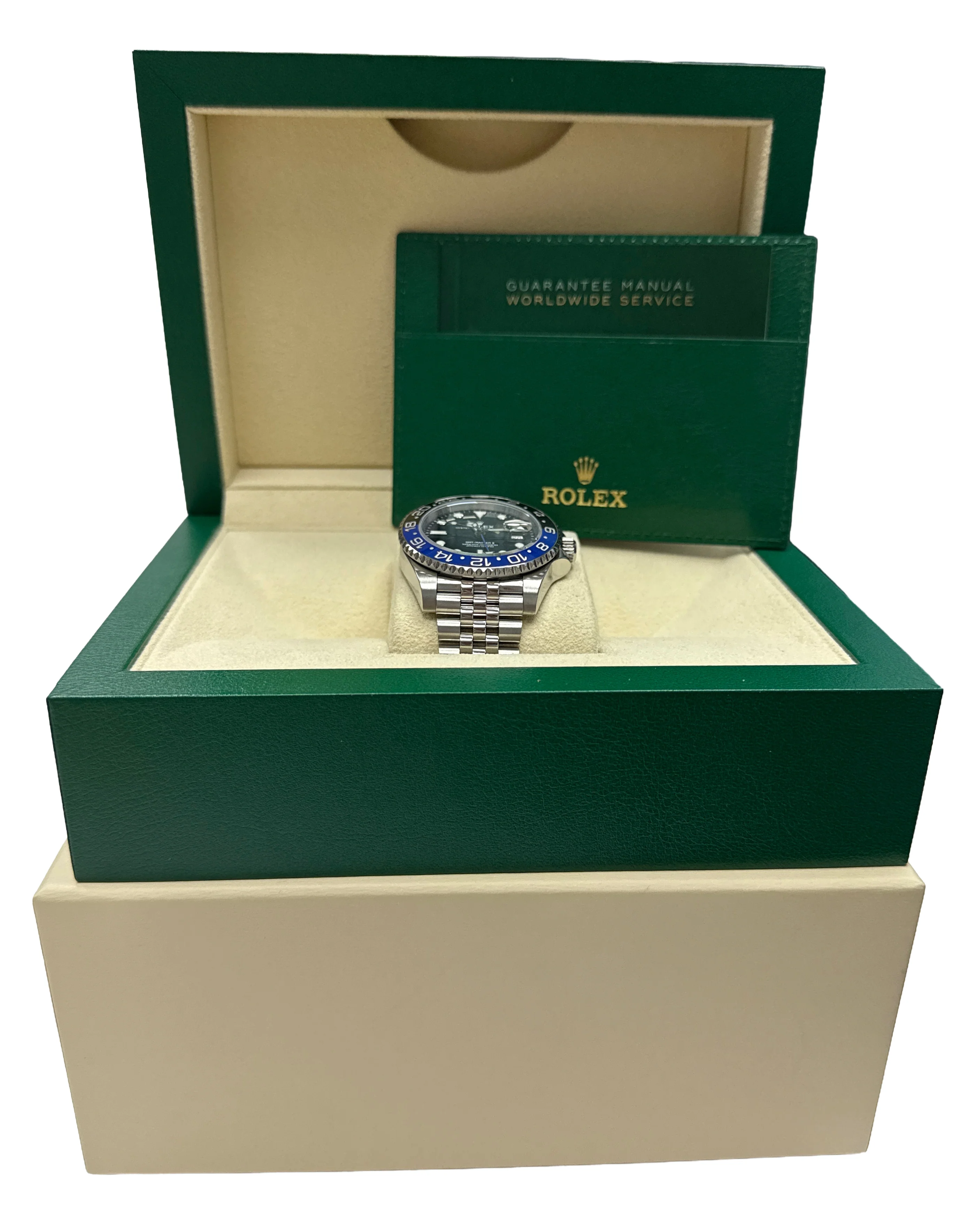 Rolex GMT-Master II 126710 BLNR BATGIRL Blue Black JUBILEE Ceramic 40mm BOX - Image 2
