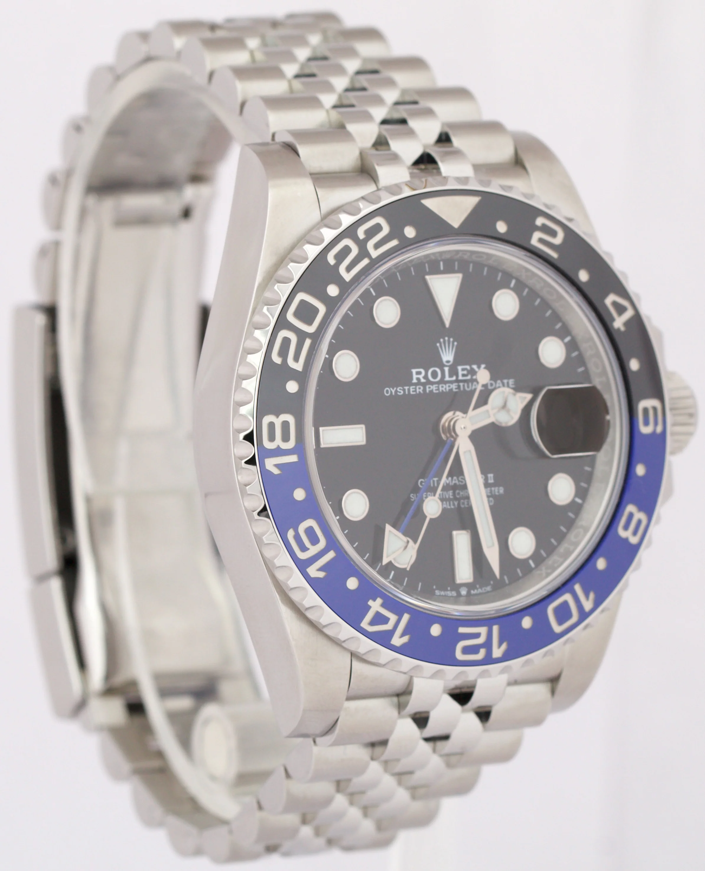 Rolex GMT-Master II BATGIRL Steel Blue Black 40mm 126710 BLNR JUBILEE Watch - Image 4
