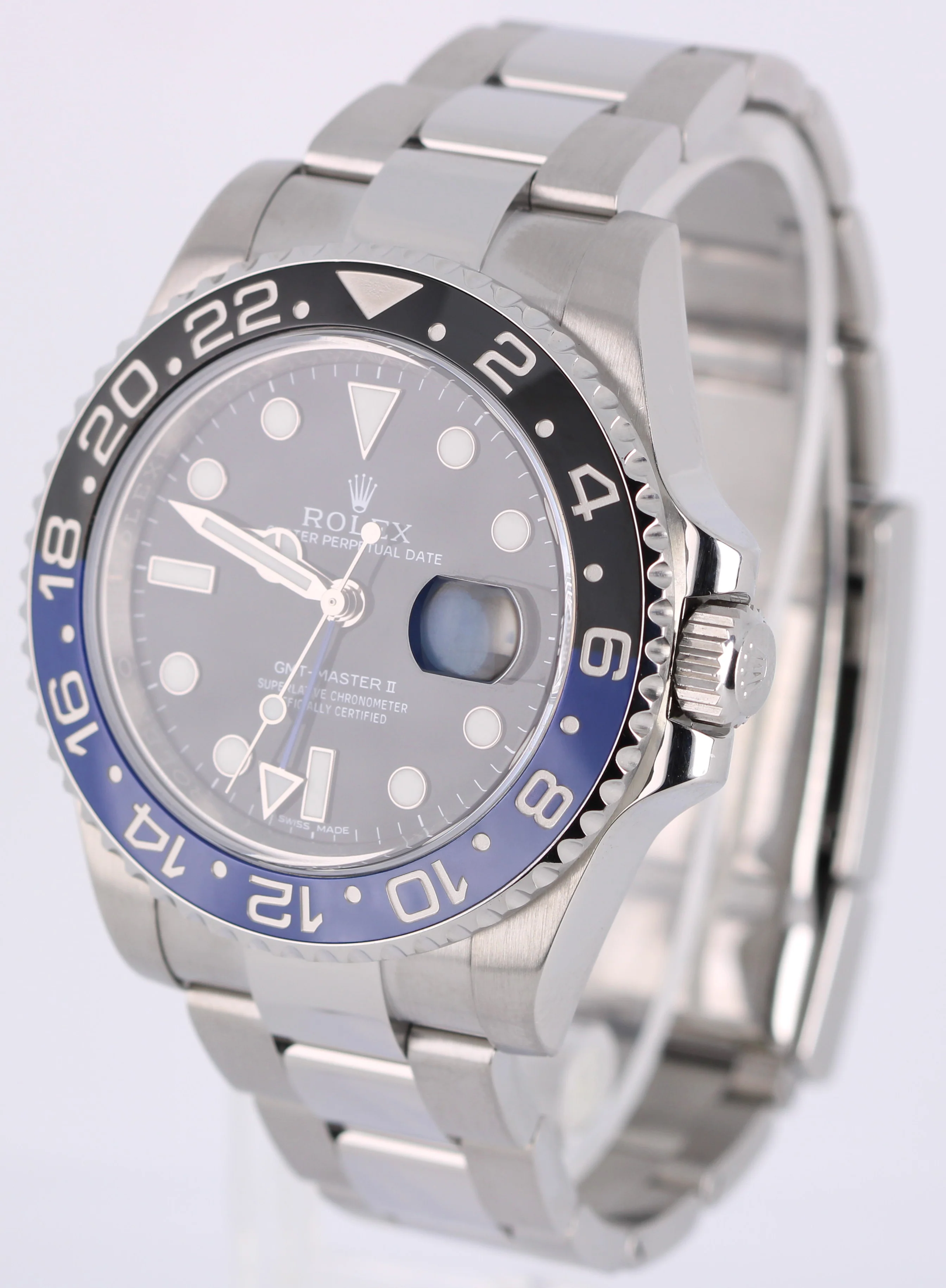 Rolex GMT-Master II BATMAN Stainless Steel Blue Black 40mm 116710BLNR Watch - Image 2