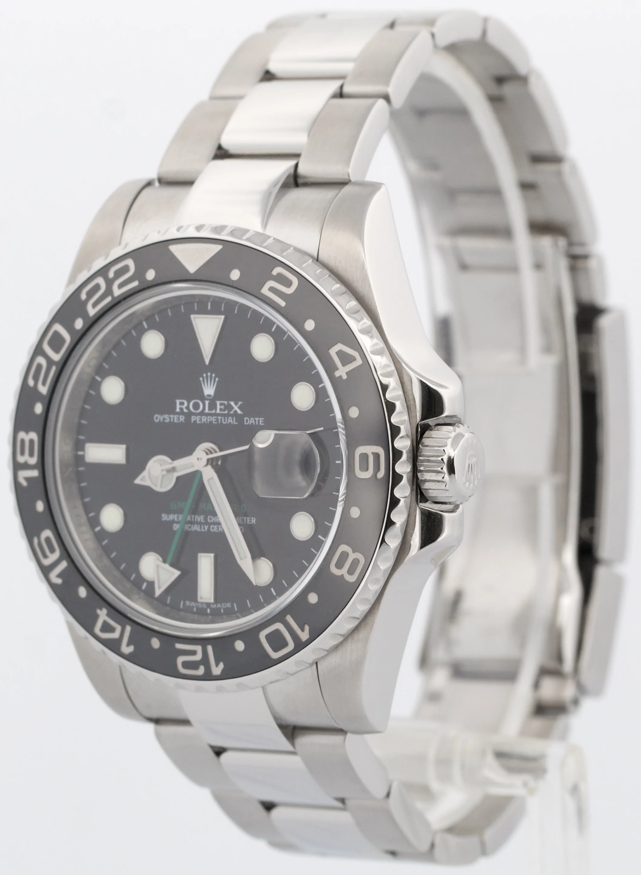 Rolex GMT-Master II BLACK Green Stainless Steel Ceramic 40mm 116710 LN Watch - Image 3