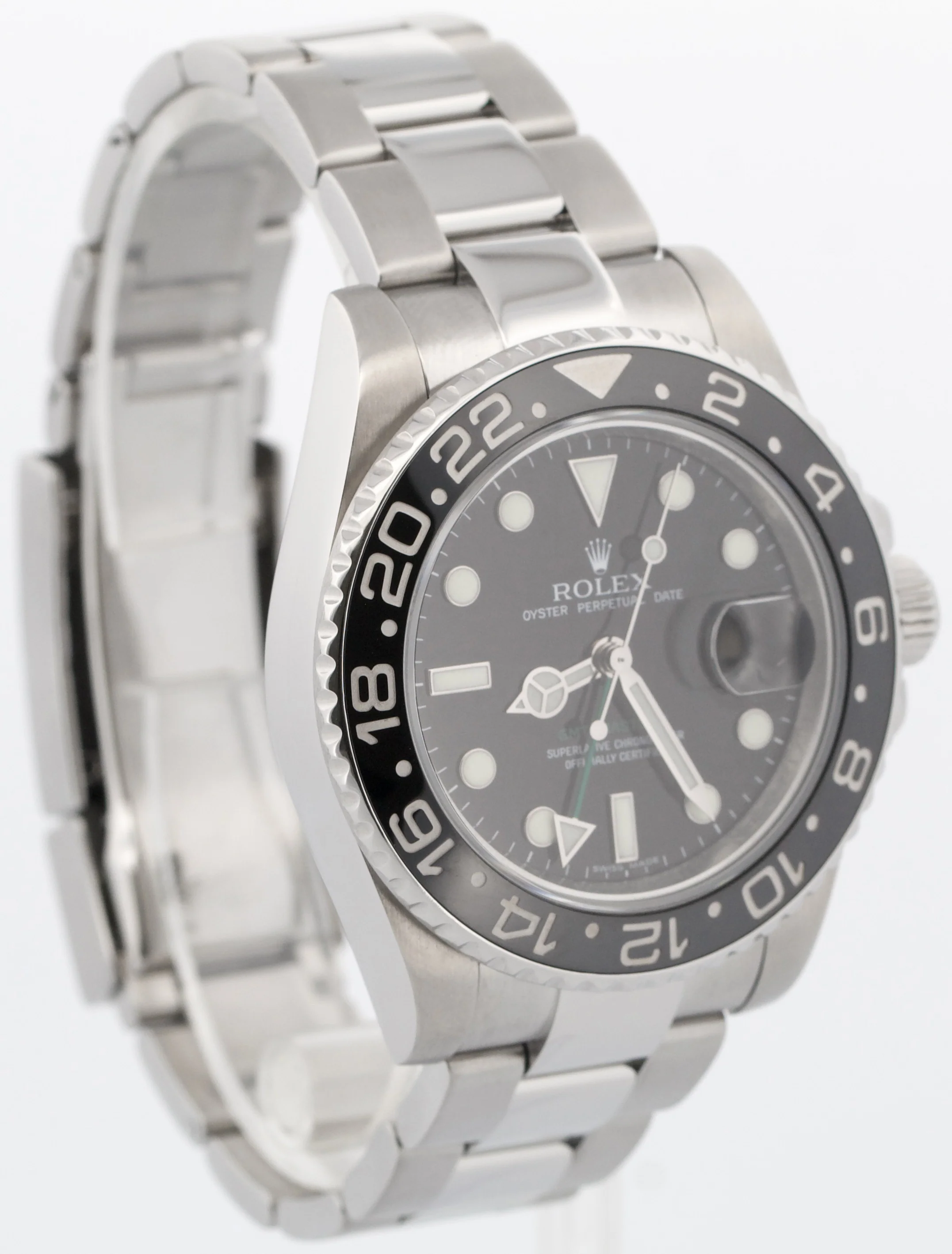 Rolex GMT-Master II BLACK Green Stainless Steel Ceramic 40mm 116710 LN Watch - Image 4