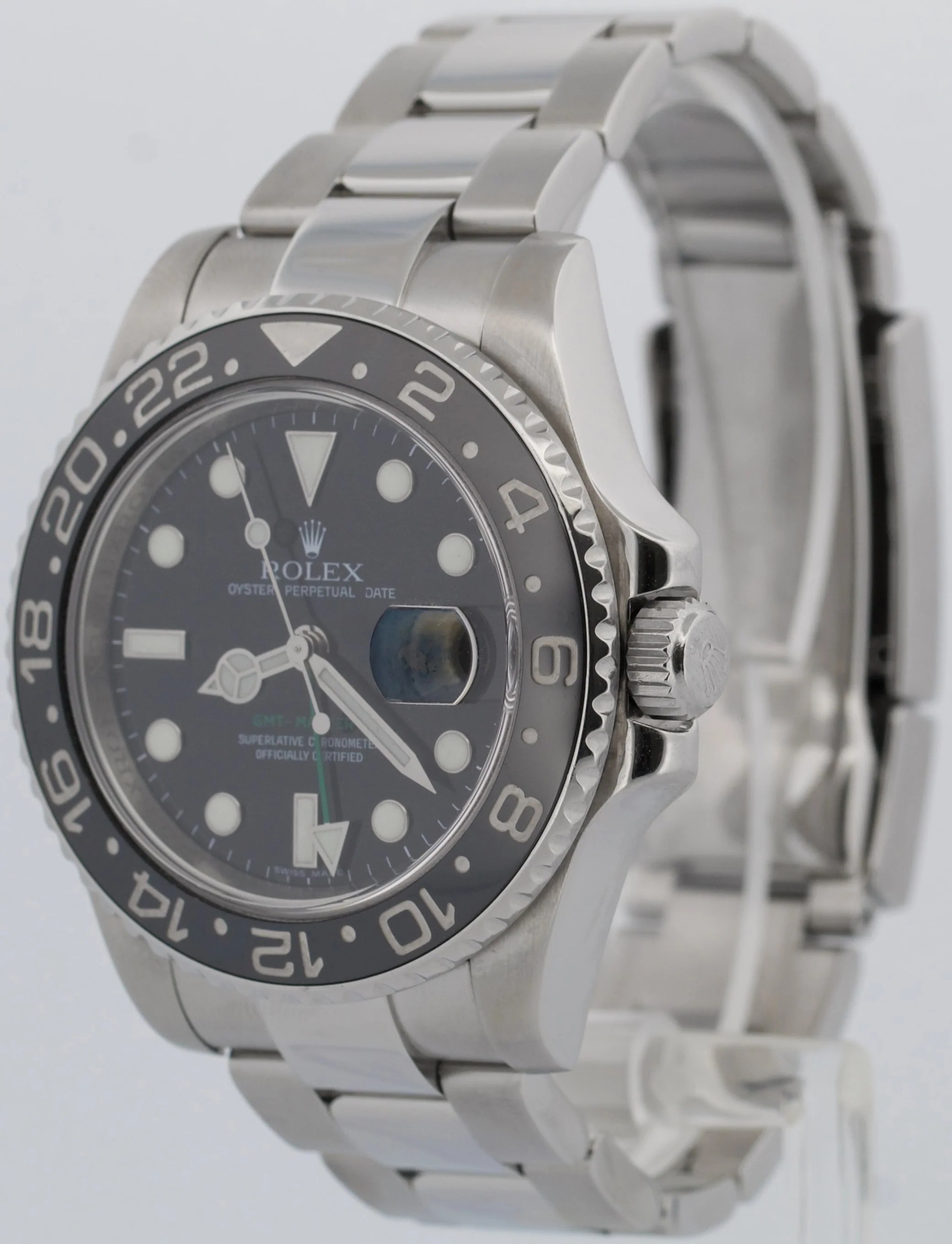 Rolex GMT-Master II BLACK Green Stainless Steel Ceramic 40mm 116710 LN Watch - Image 3