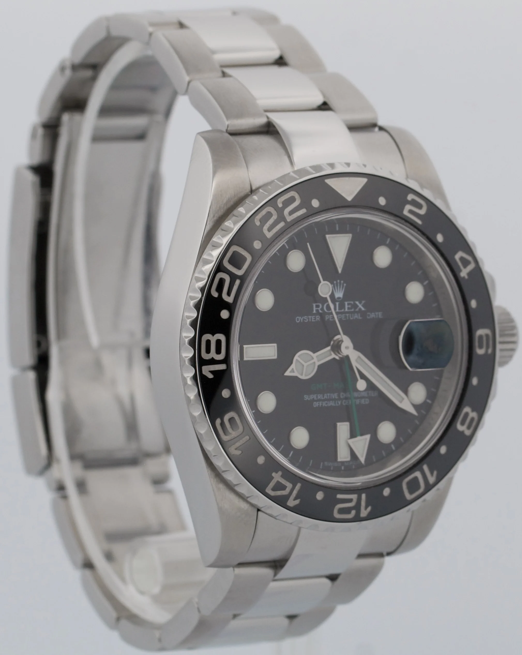 Rolex GMT-Master II BLACK Green Stainless Steel Ceramic 40mm 116710 LN Watch - Image 4