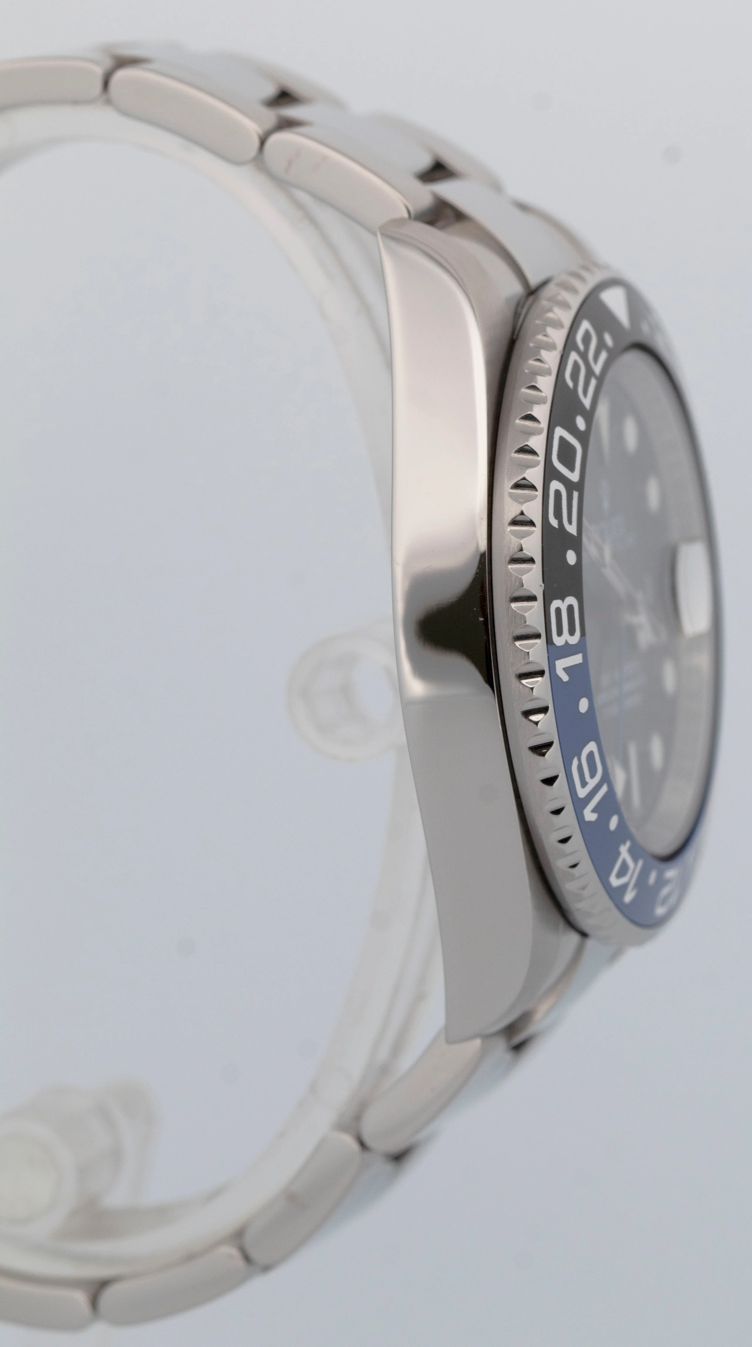 Rolex GMT-Master II Custom Blue Black Batman Stainless Ceramic 40mm 116710LN BOX - Image 4