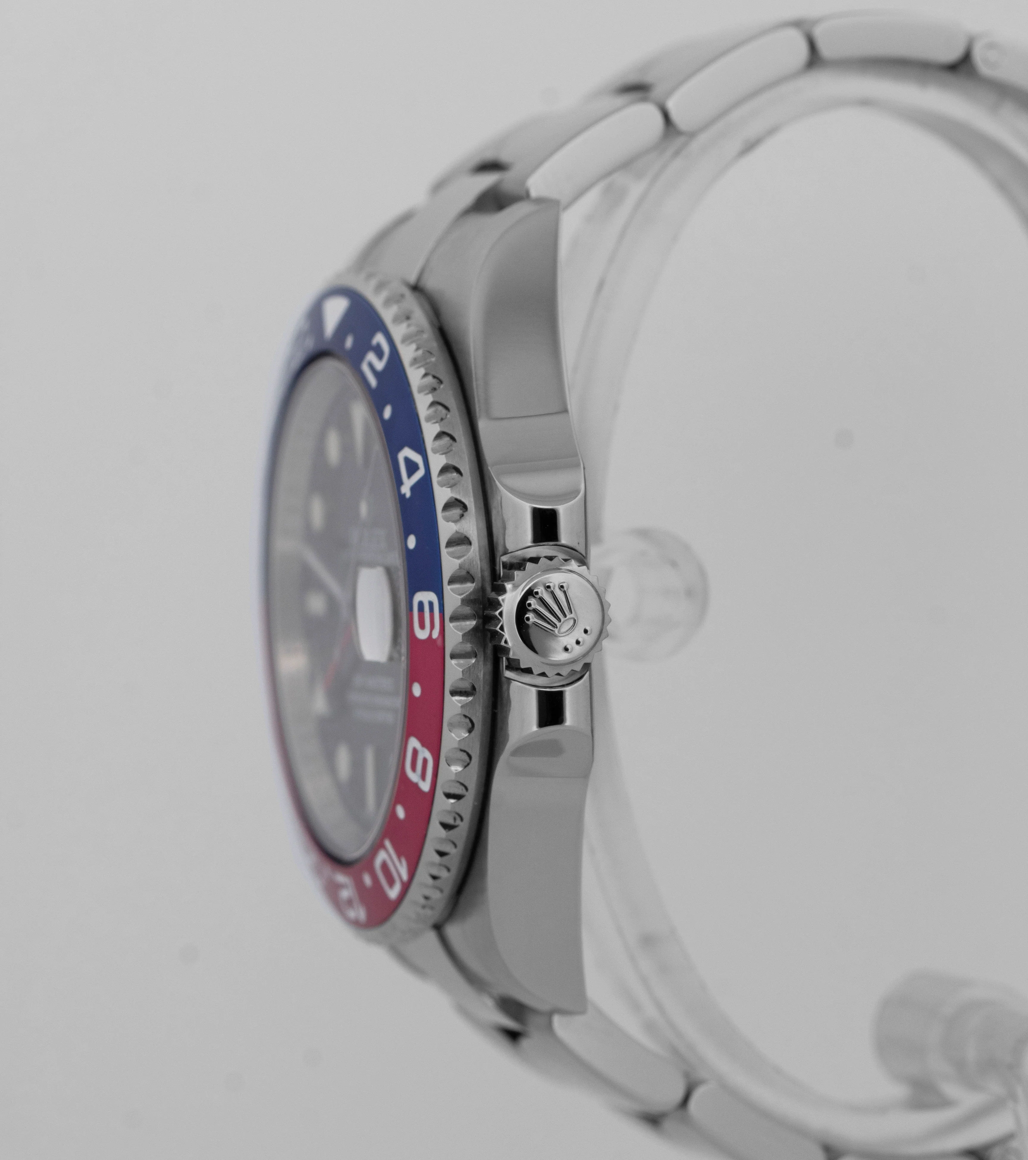 Rolex GMT-Master II Custom Blue Red Pepsi Stainless Ceramic 40mm 116710LN BOX - Image 3