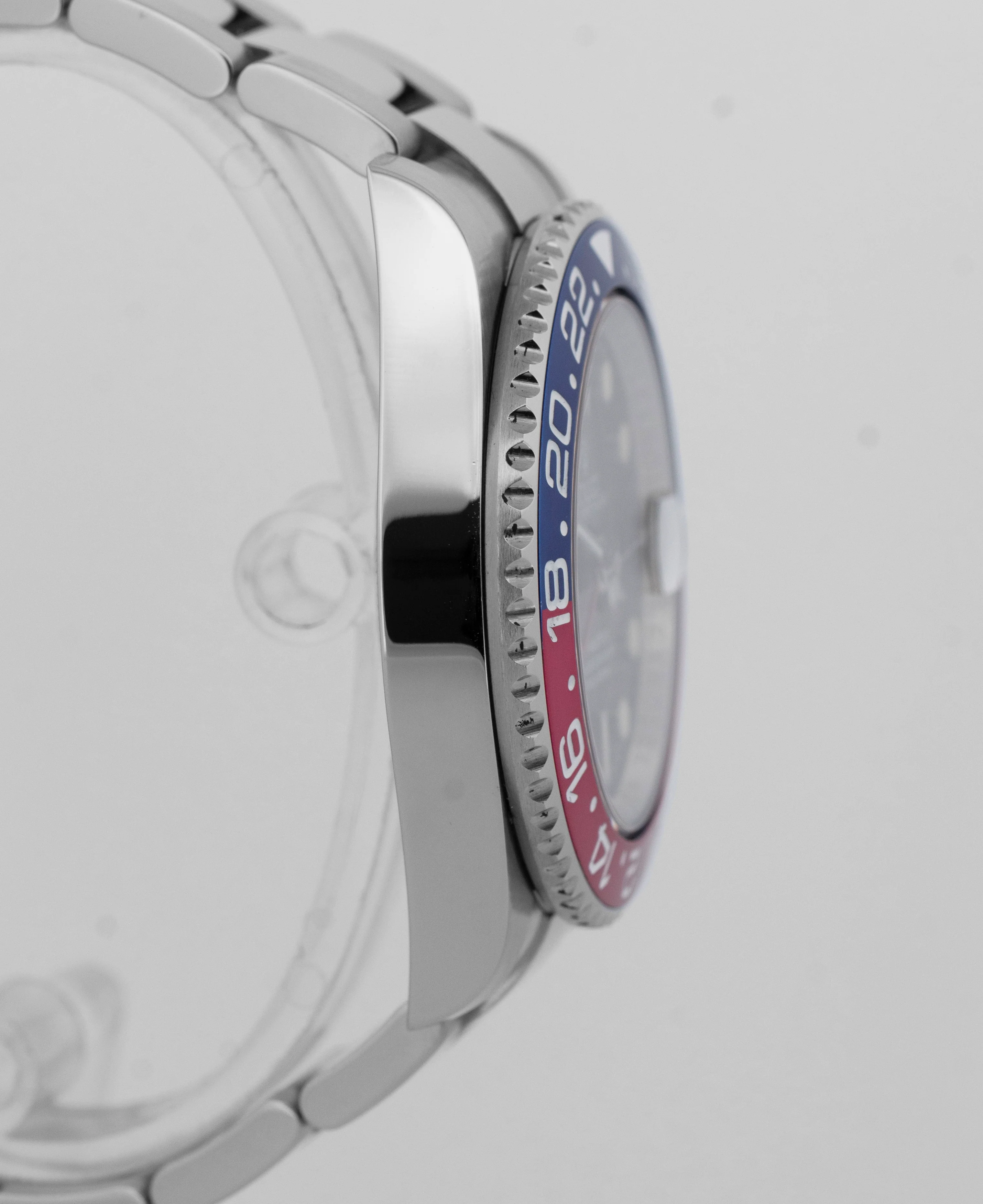Rolex GMT-Master II Custom Blue Red Pepsi Stainless Ceramic 40mm 116710LN BOX - Image 4