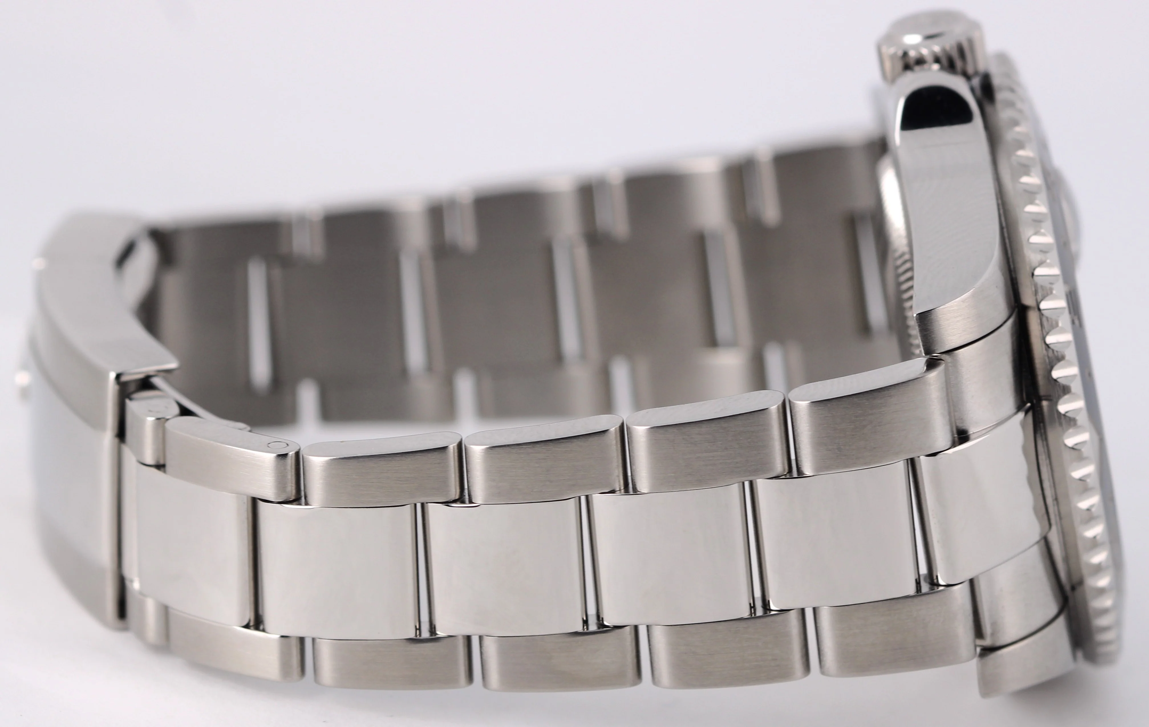 Rolex GMT-Master II Stainless Steel Black DIAMOND RUBY 40mm 116710 Watch - Image 8