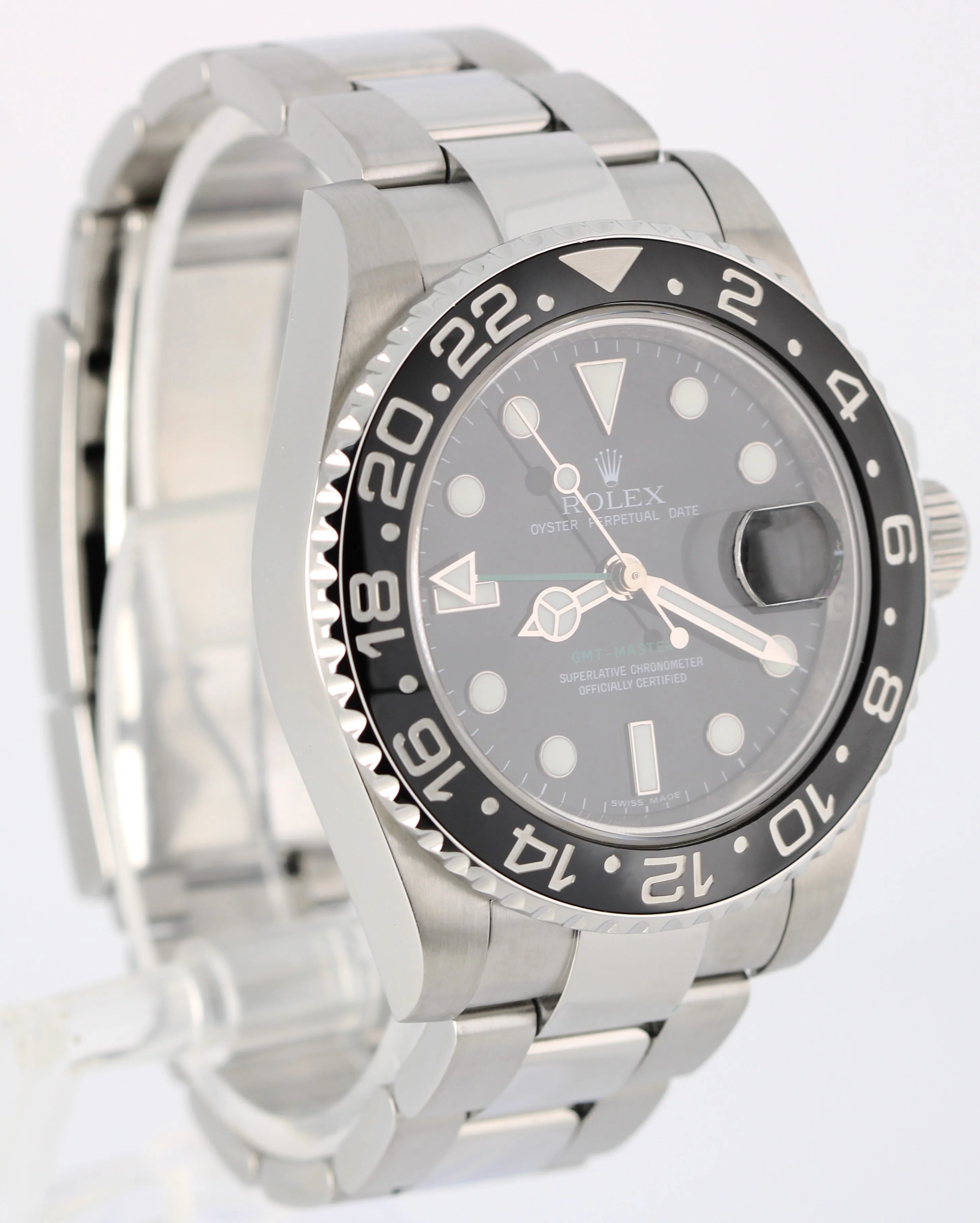Rolex GMT-Master II Stainless Steel Ceramic Black 40mm 116710 Oyster Watch - Image 4