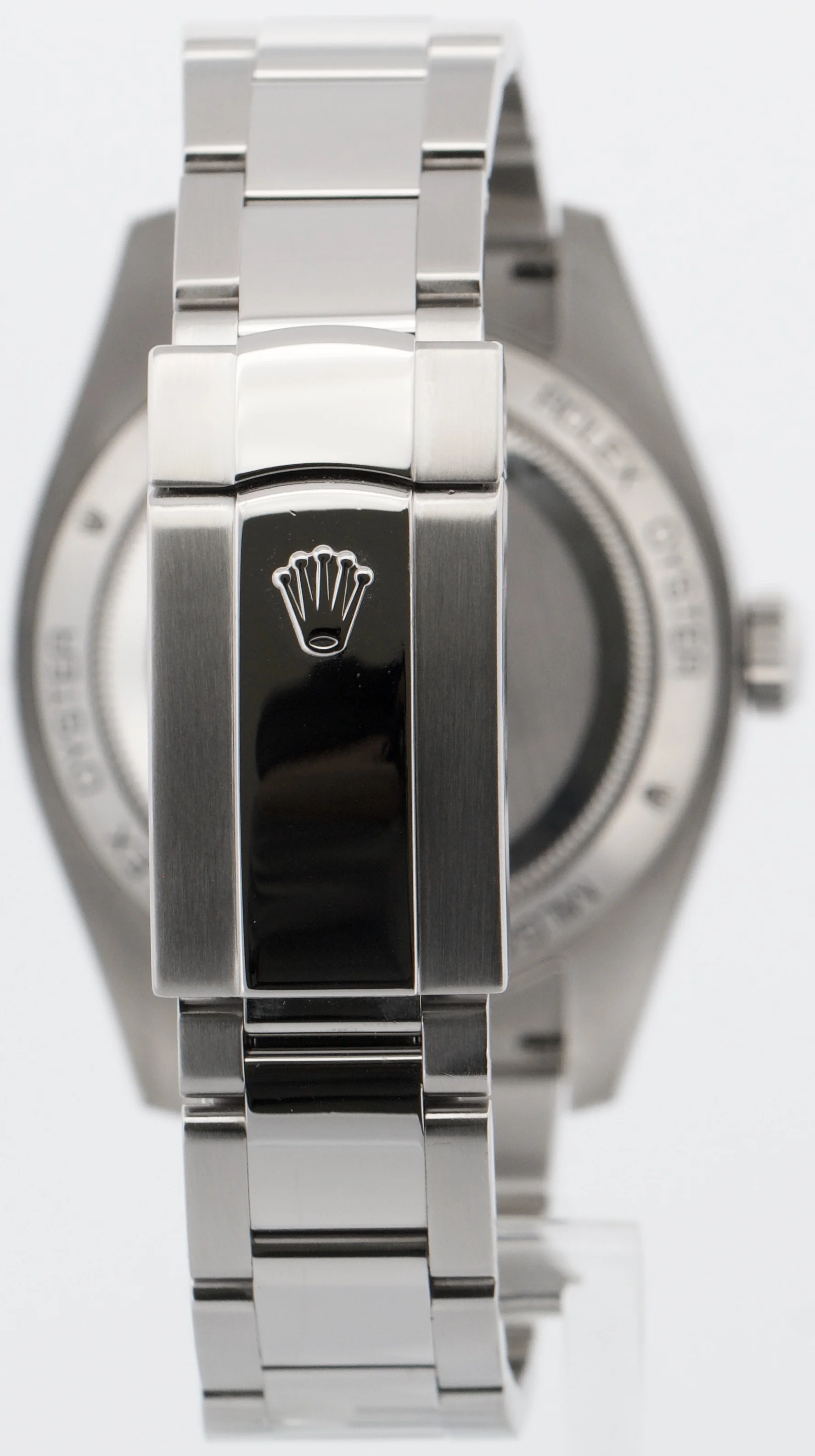 Rolex Milgauss BLACK Orange Stainless Steel 40mm Smooth Oyster 116400 Watch - Image 6