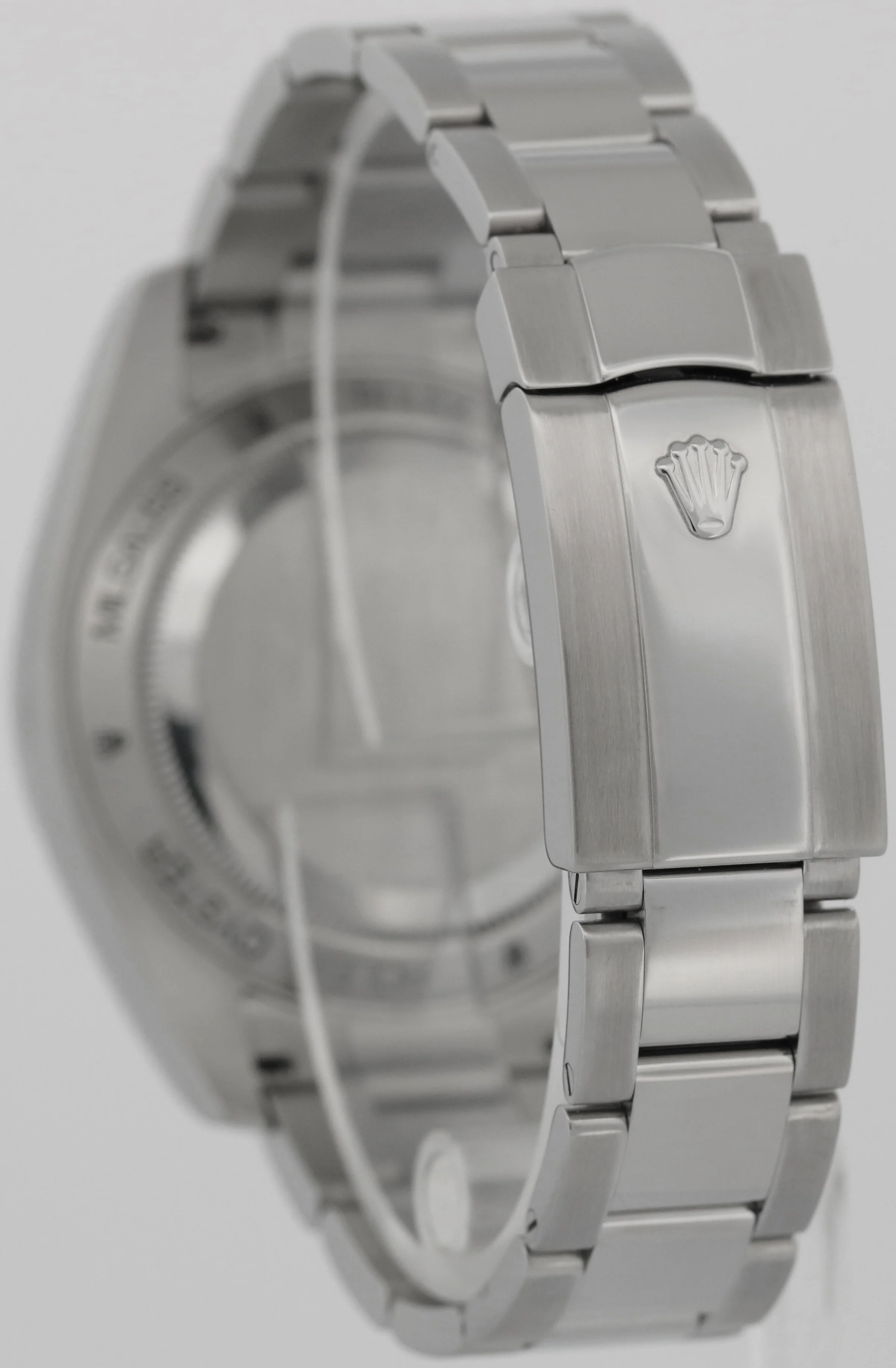 Rolex Milgauss WHITE Orange Stainless Steel 40mm 116400 Oyster Automatic Watch - Image 5