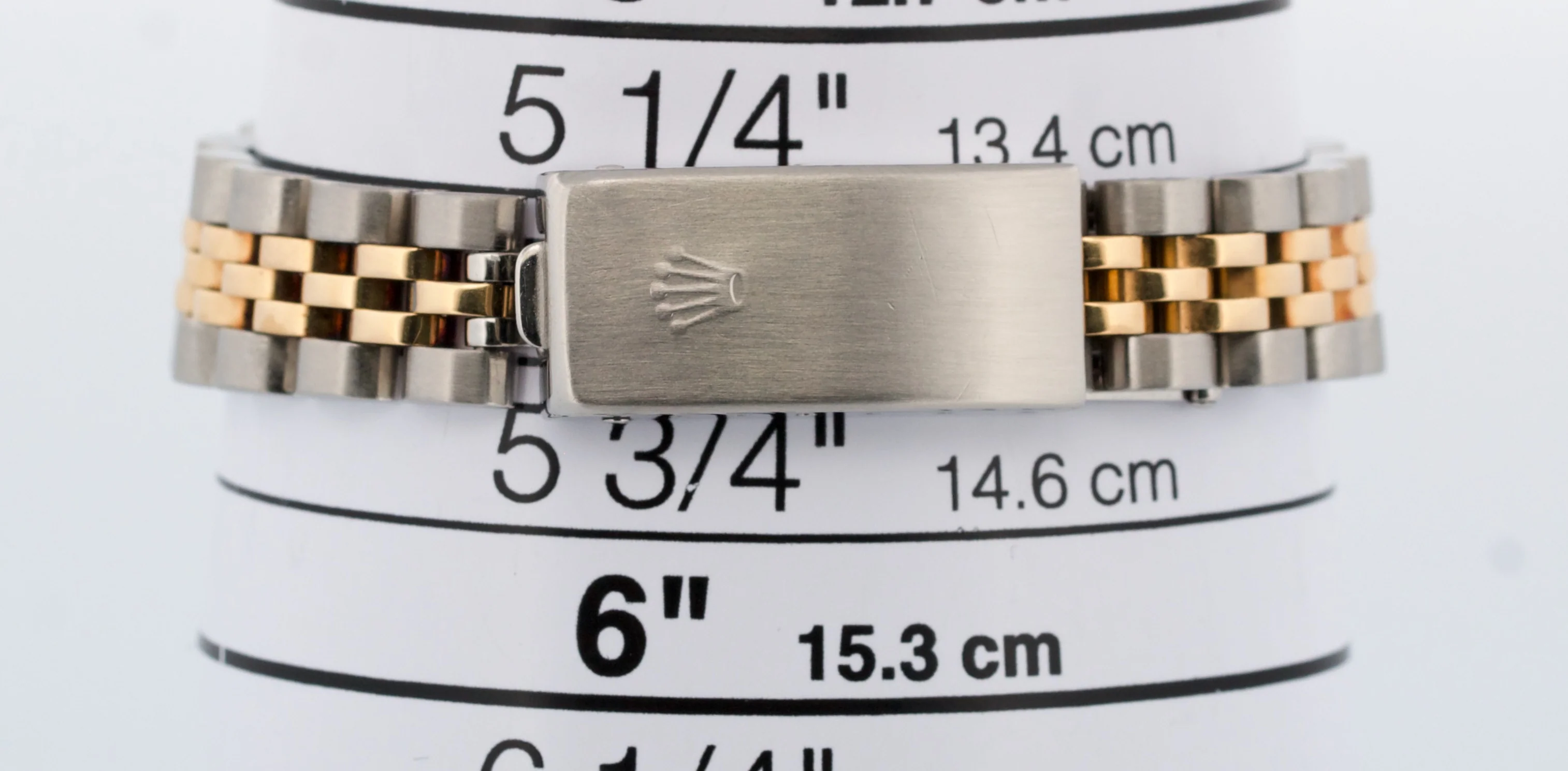 Rolex Oyster Perpetual 24mm CHAMPAGNE 18K Yellow Gold Steel JUBILEE 76193 Watch - Image 9