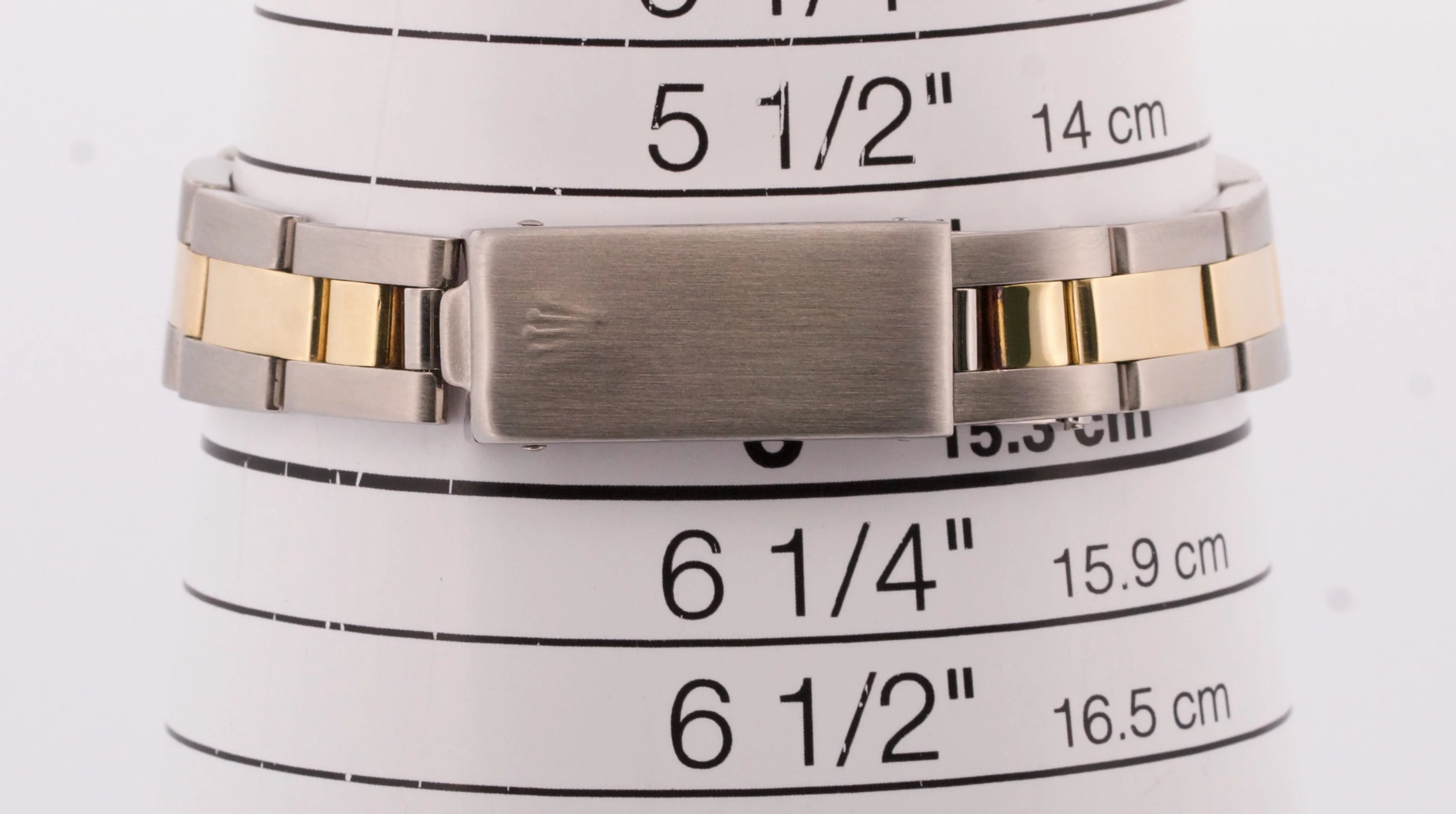 Rolex Oyster Perpetual 24mm CHAMPAGNE DIAMOND 18K Gold Stainless Watch 6719 BOX - Image 7