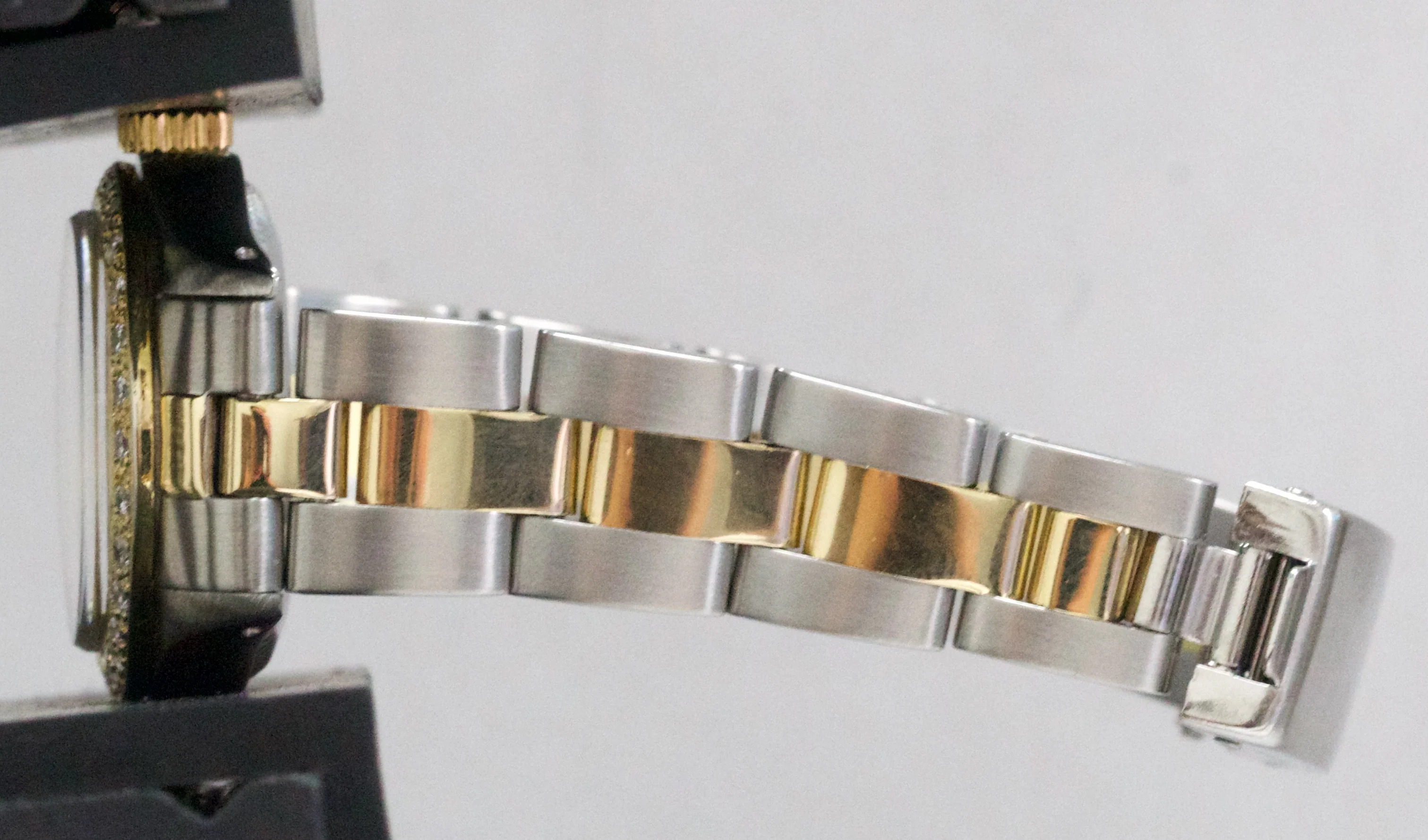 Rolex Oyster Perpetual 24mm CHAMPAGNE DIAMOND 18K Gold Stainless Watch 6719 BOX - Image 9