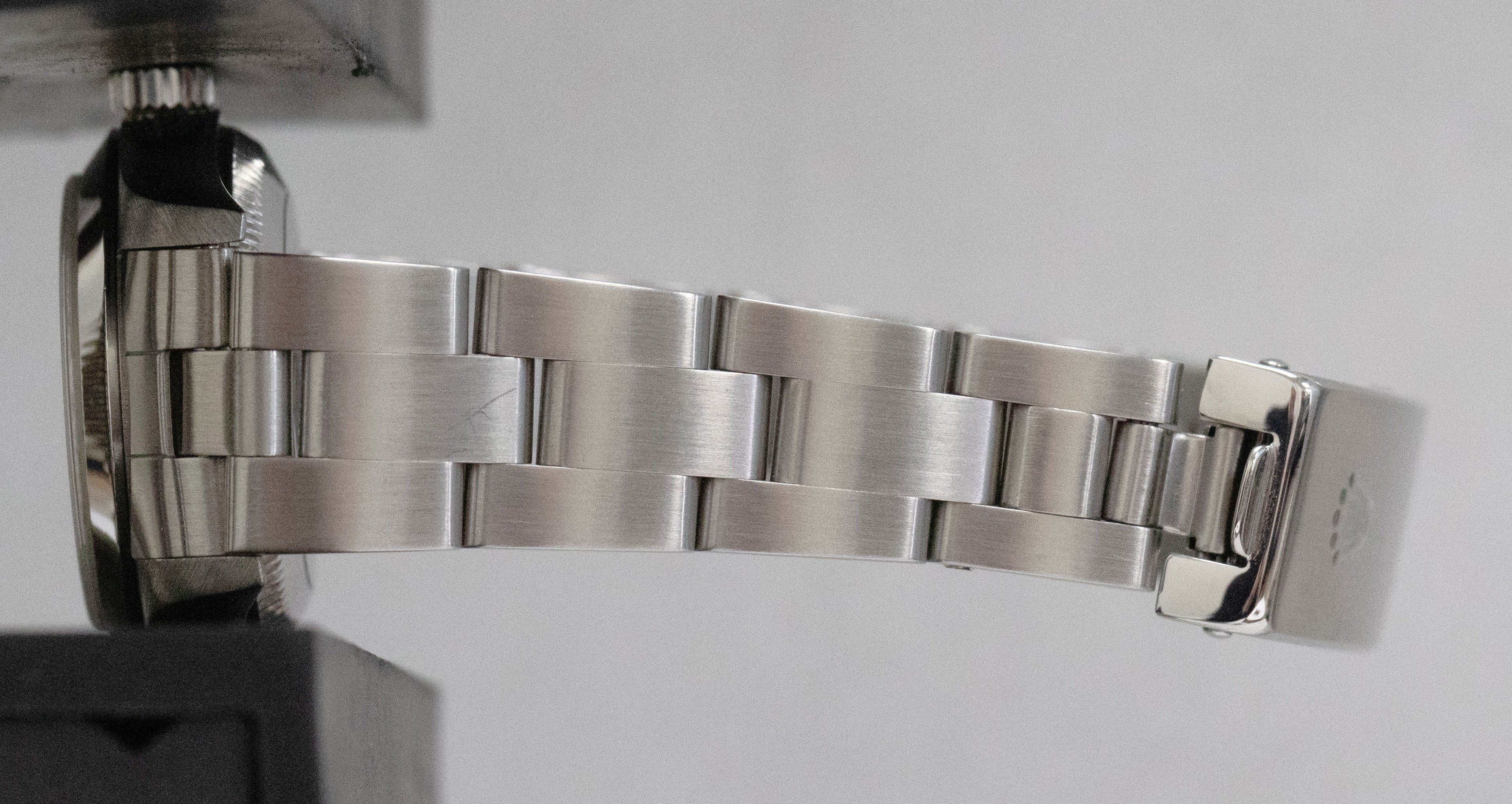 Rolex Oyster Perpetual 24mm Silver NO-HOLES Stainless Steel Oyster Watch 76080 - Image 12