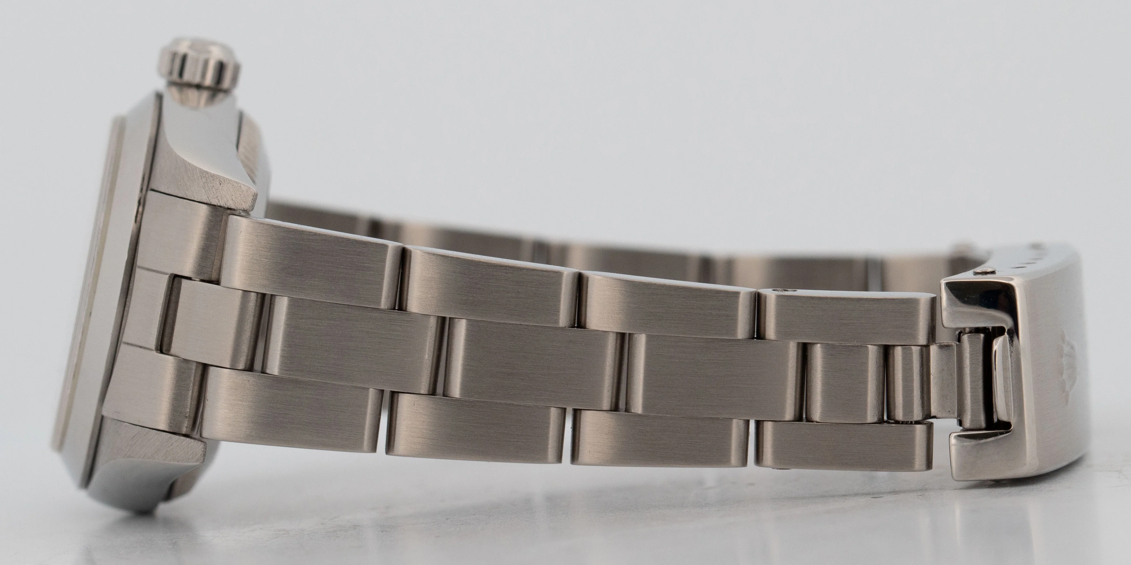 Rolex Oyster Perpetual 24mm Silver NO-HOLES Stainless Steel Oyster Watch 76080 - Image 8