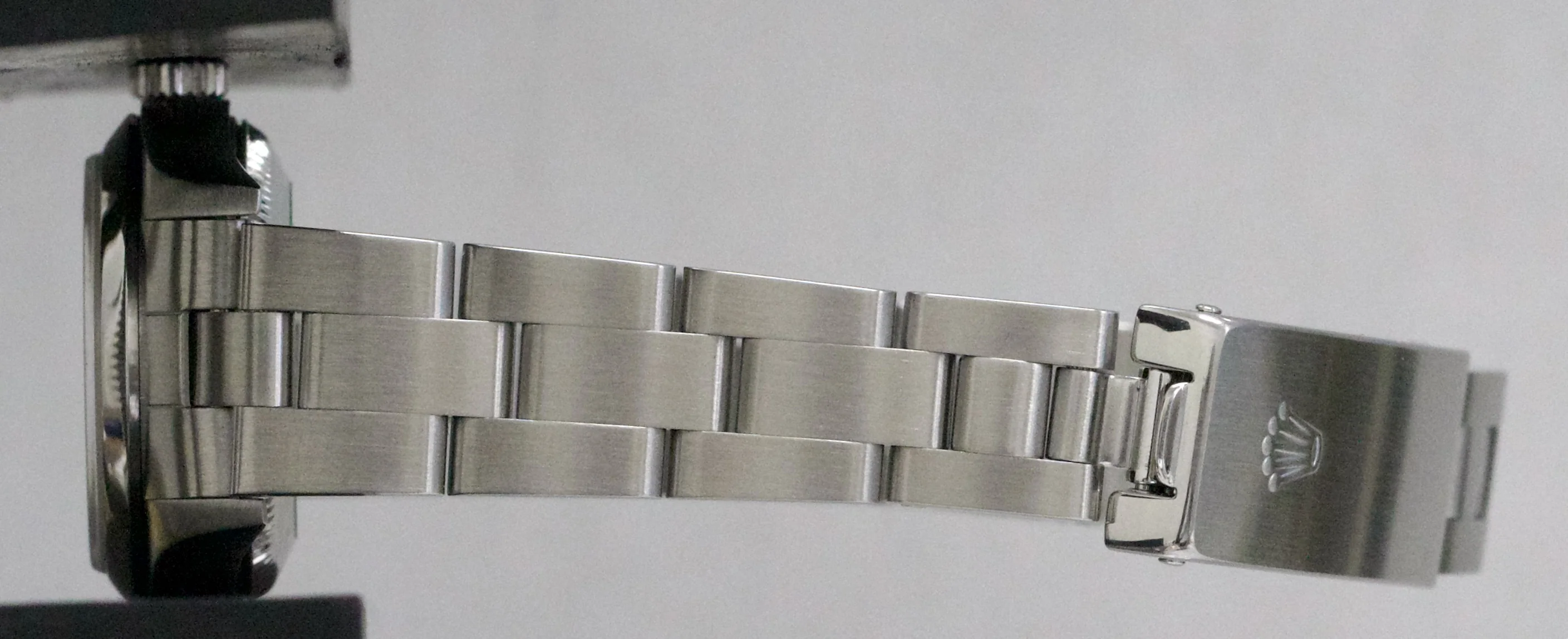 Rolex Oyster Perpetual 24mm SILVER Stainless Steel Oyster NO-HOLES Watch 76080 - Image 10