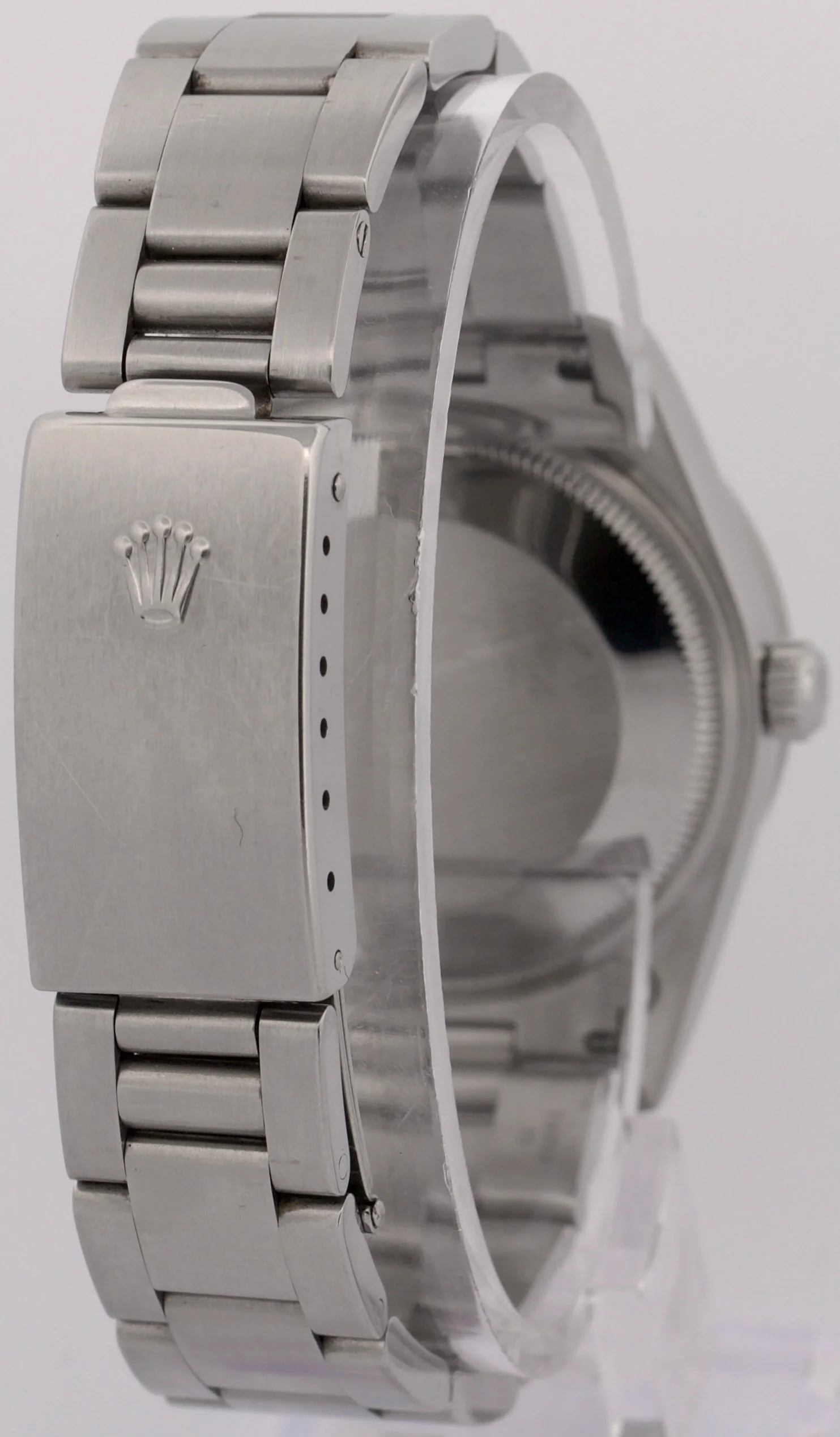 Rolex Oyster Perpetual Air-King BLUE No-Holes Steel OYSTER 34mm 14010 M Watch - Image 6