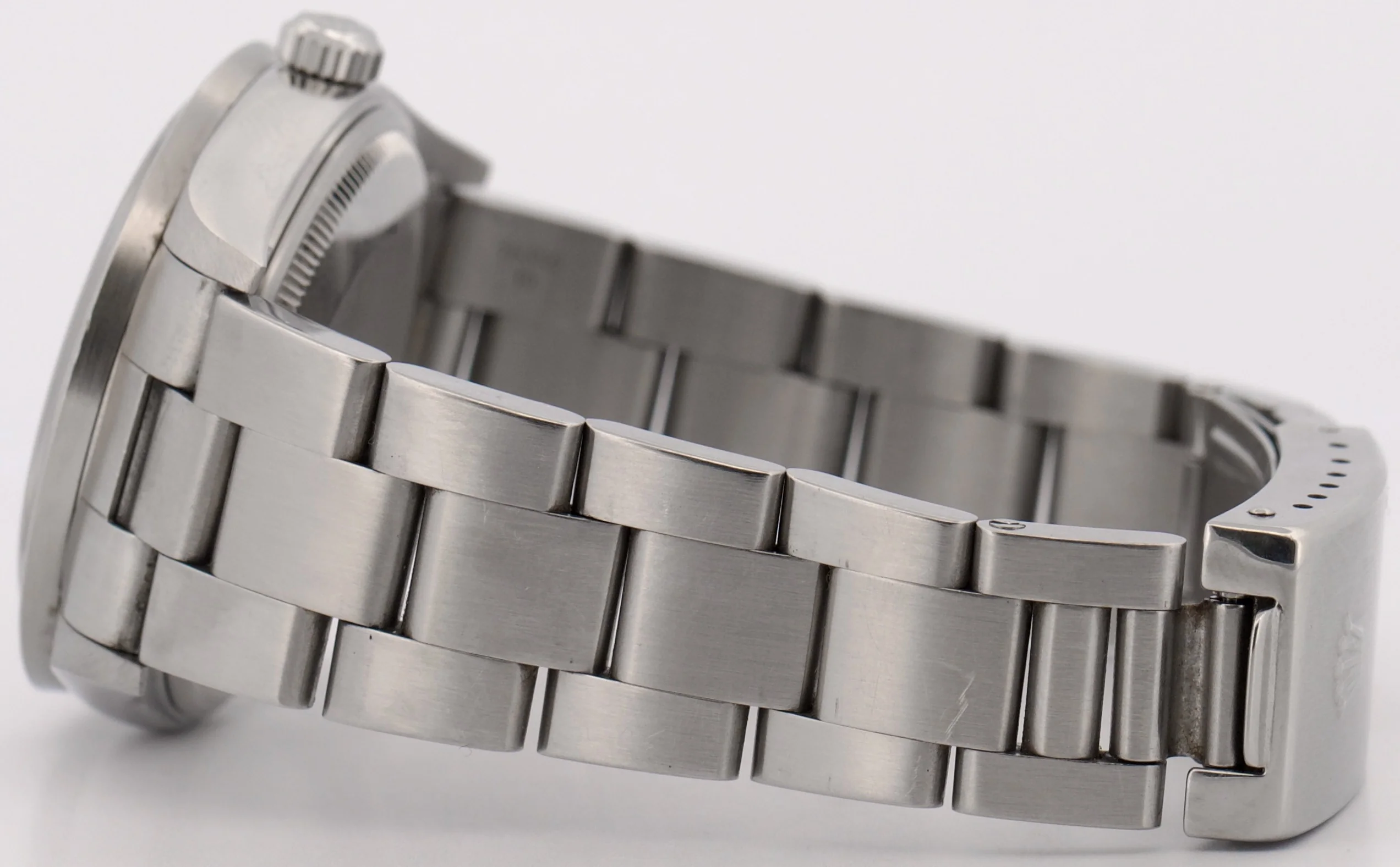 Rolex Oyster Perpetual Air-King BLUE No-Holes Steel OYSTER 34mm 14010 M Watch - Image 7