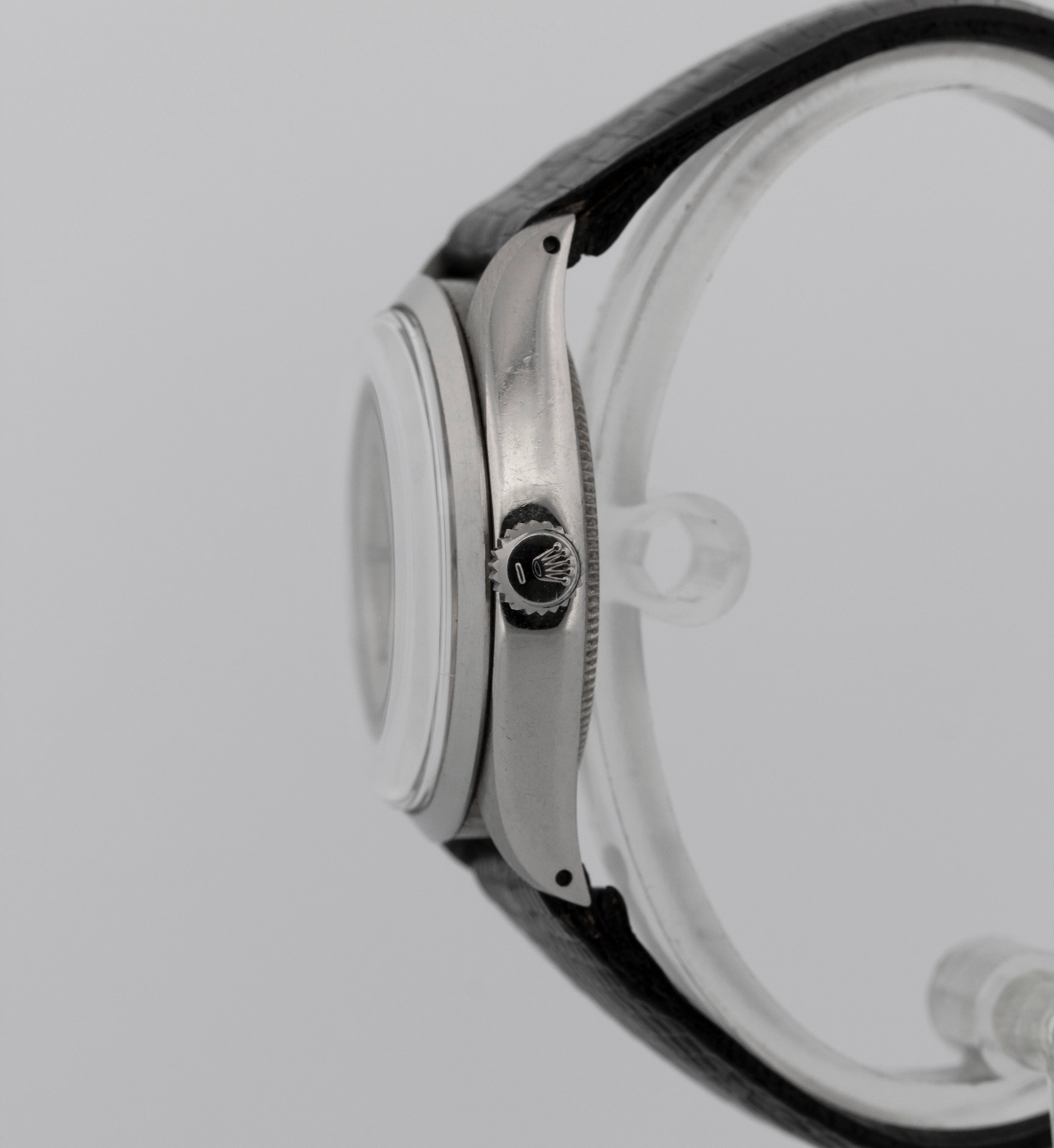 Rolex Oyster Perpetual Air-King Precision SILVER Stainless Steel 34mm 5500 Watch - Image 3