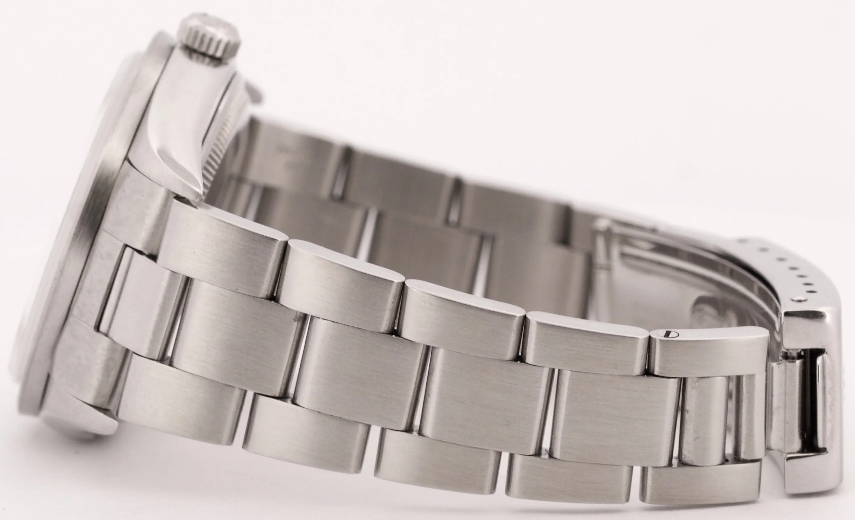 Rolex Oyster Perpetual Air-King SILVER Stainless Steel NO-HOLES 34mm Watch 14010 - Image 6