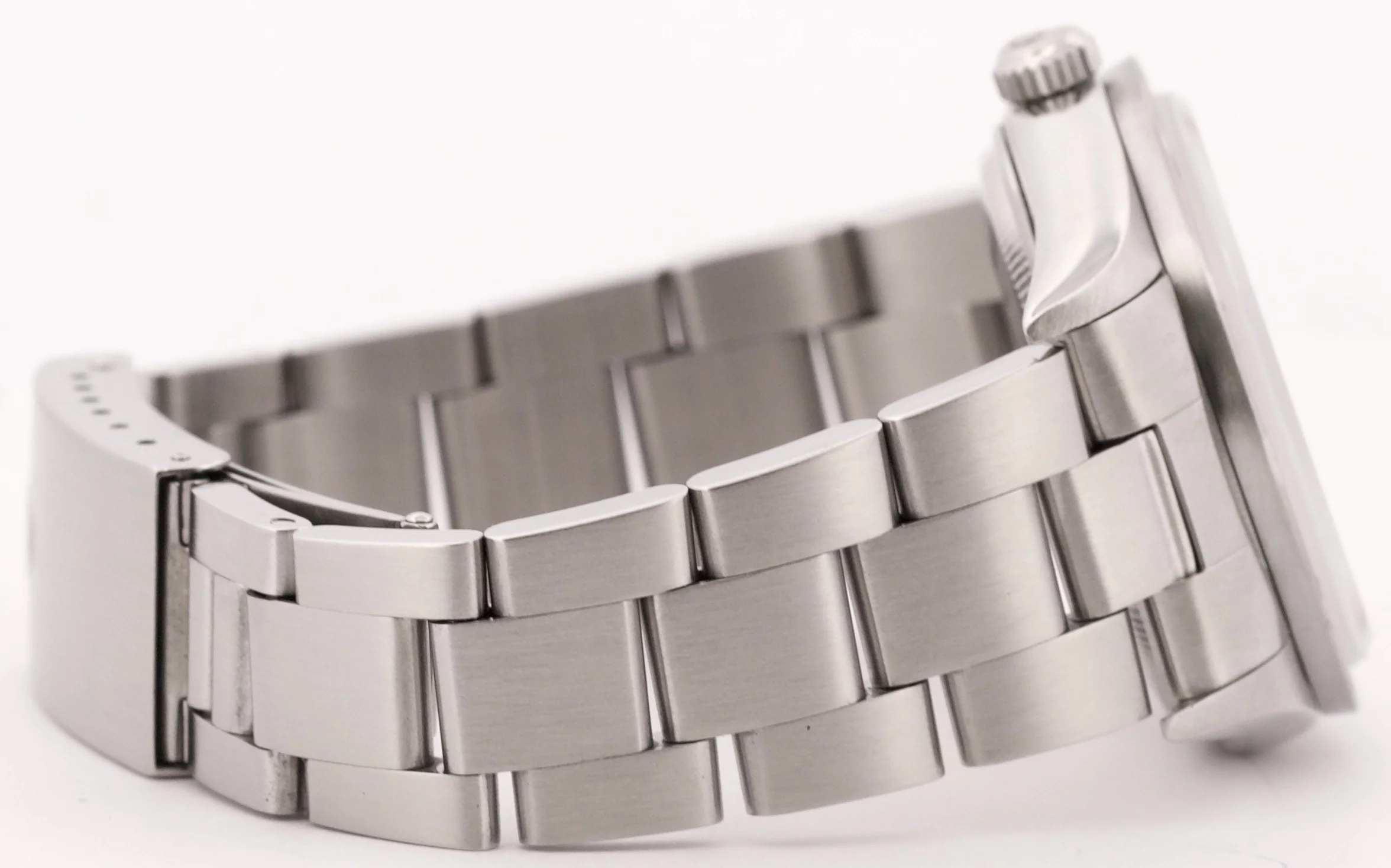 Rolex Oyster Perpetual Air-King SILVER Stainless Steel NO-HOLES 34mm Watch 14010 - Image 7