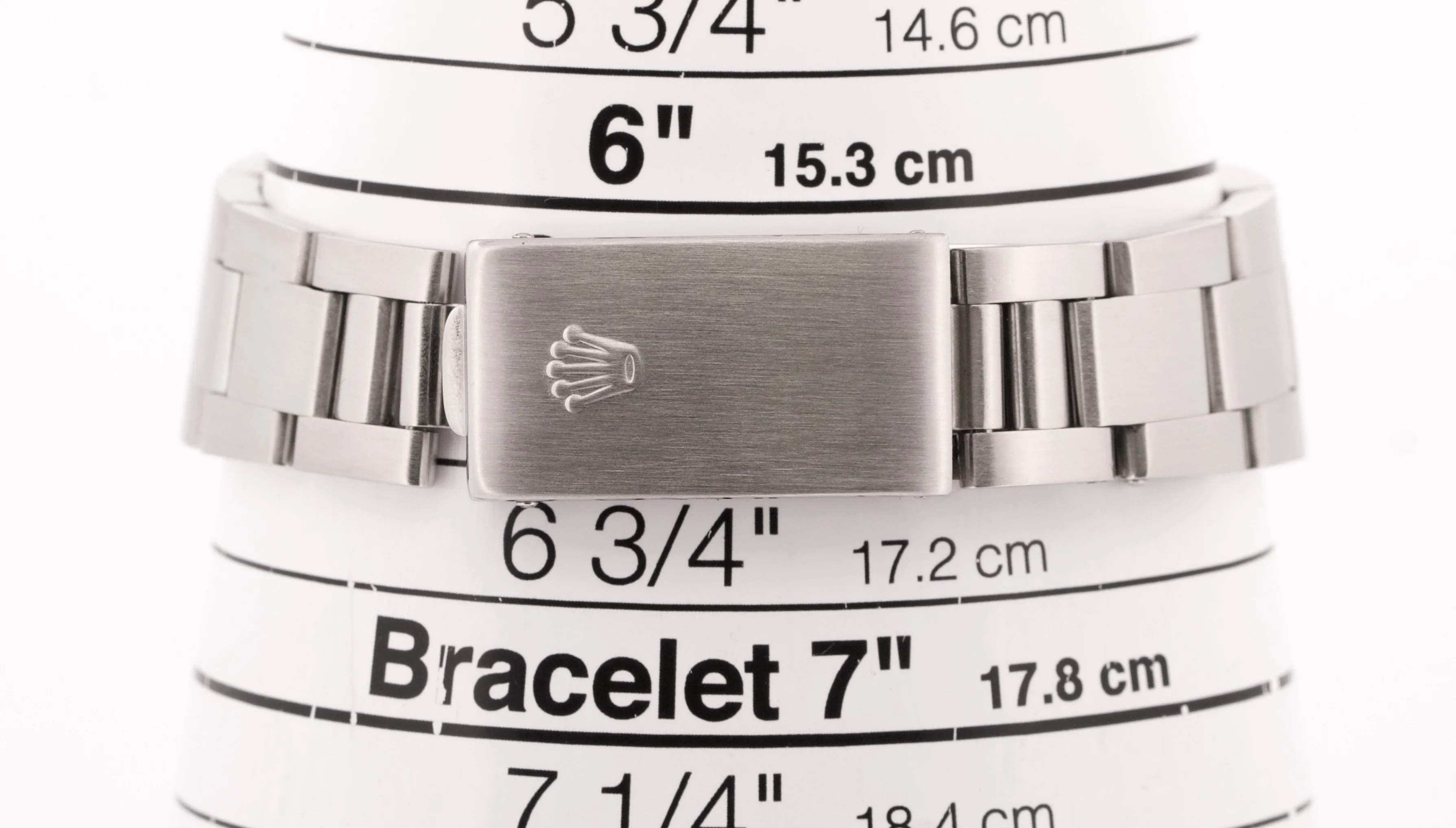 Rolex Oyster Perpetual Air-King SILVER Stainless Steel NO-HOLES 34mm Watch 14010 - Image 8