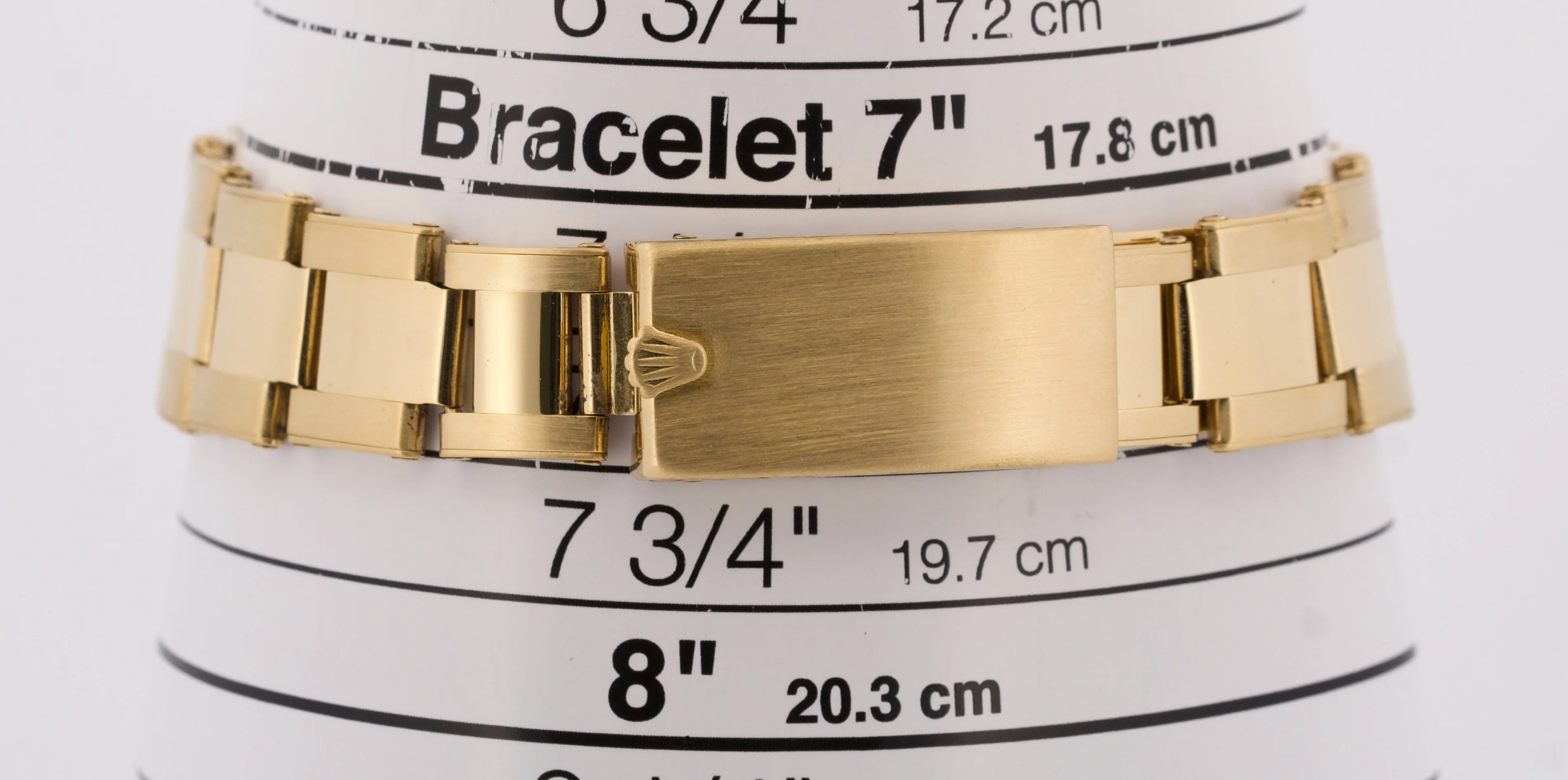 Rolex Oyster Perpetual Date 34mm SILVER 18K Yellow Gold FLUTED Watch 15238 - Image 8