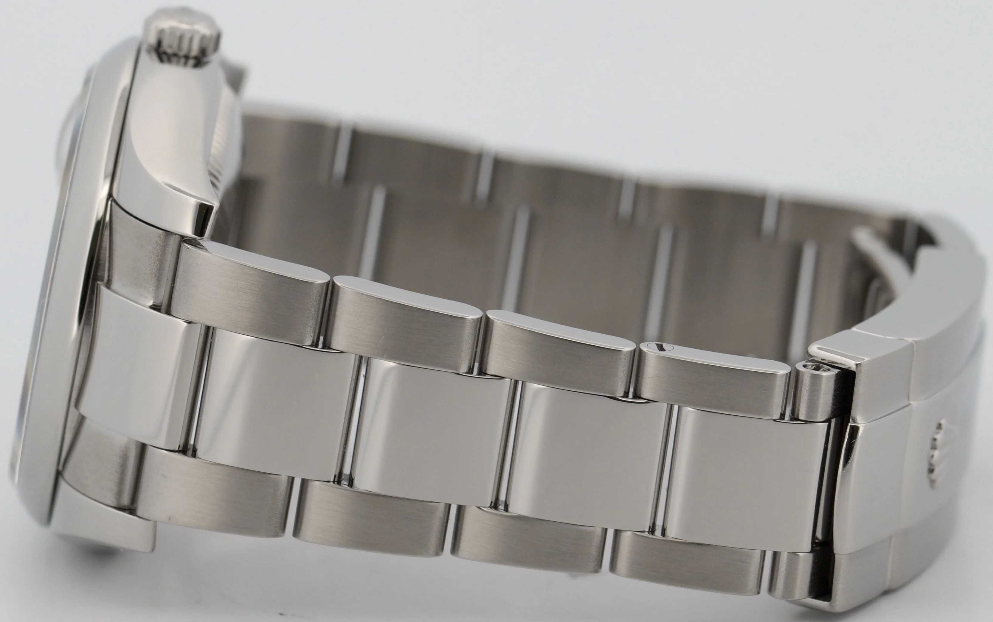 Rolex Oyster Perpetual Date 34mm SILVER Stainless Steel Oyster 115200 Watch - Image 7