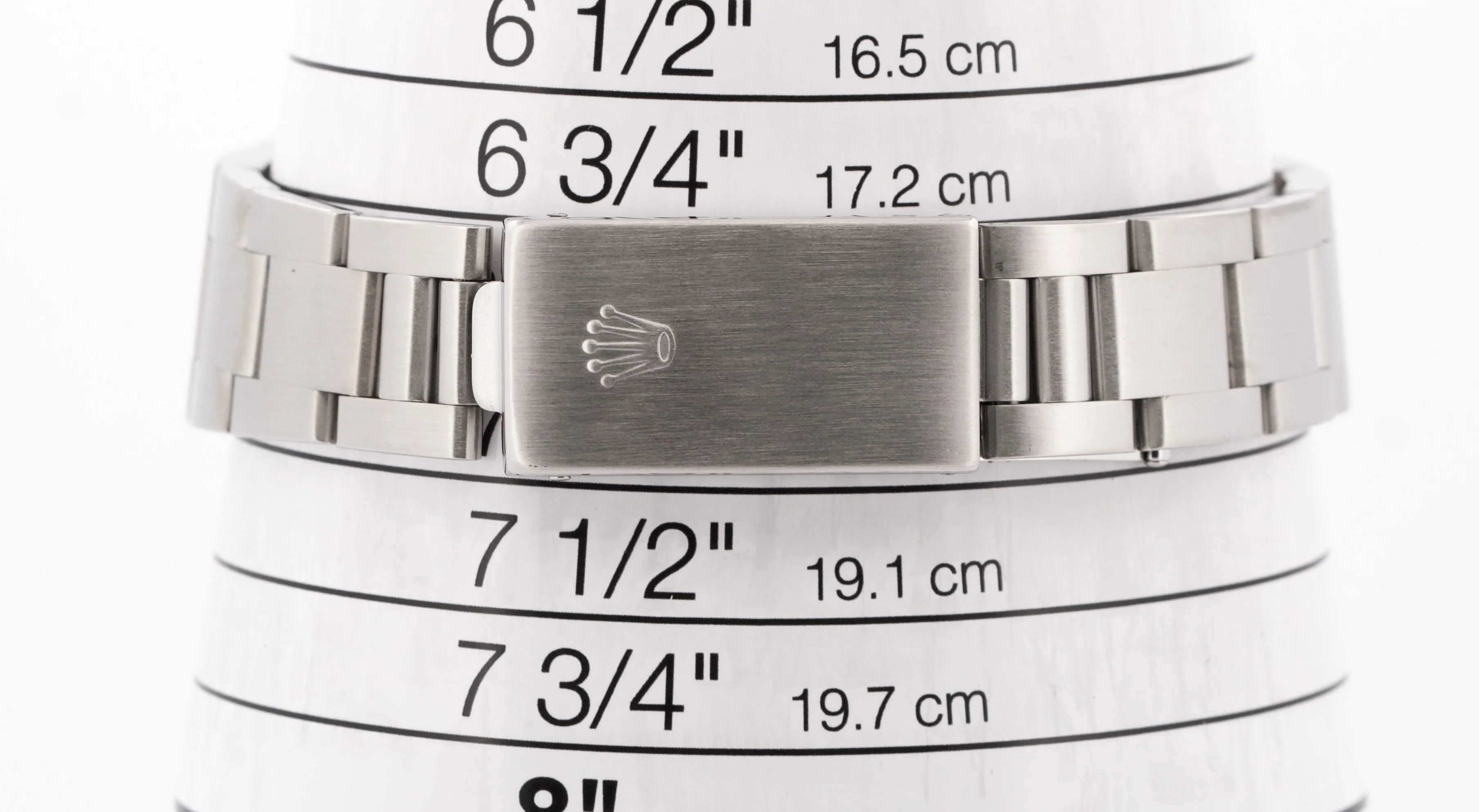 Rolex Oyster Perpetual Date 34mm SILVER Stainless Steel Oyster NO-HOLES 15210 - Image 9