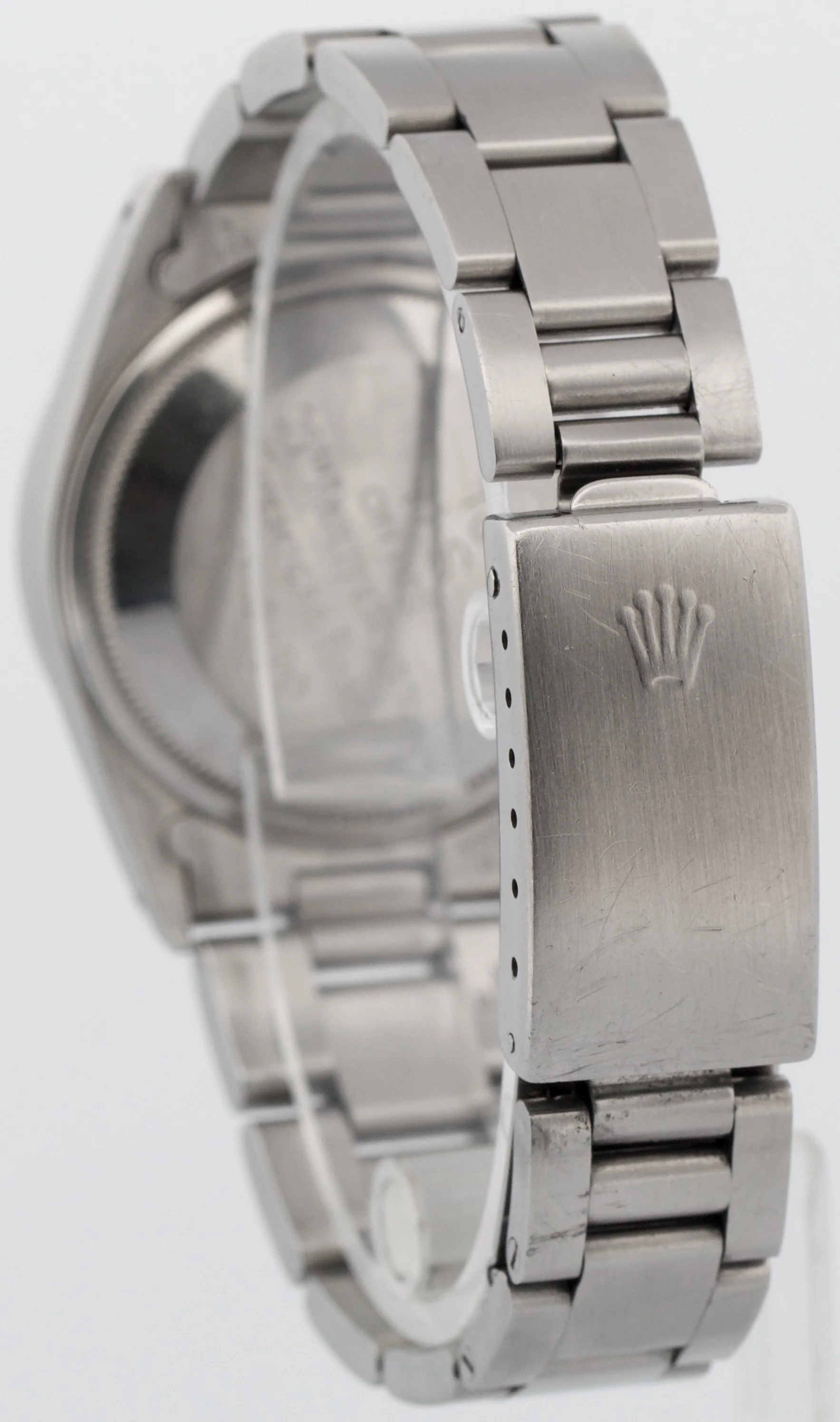 Rolex Oyster Perpetual Date SILVER TIFFANY DIAL 34mm Oyster Stainless 15200 - Image 5