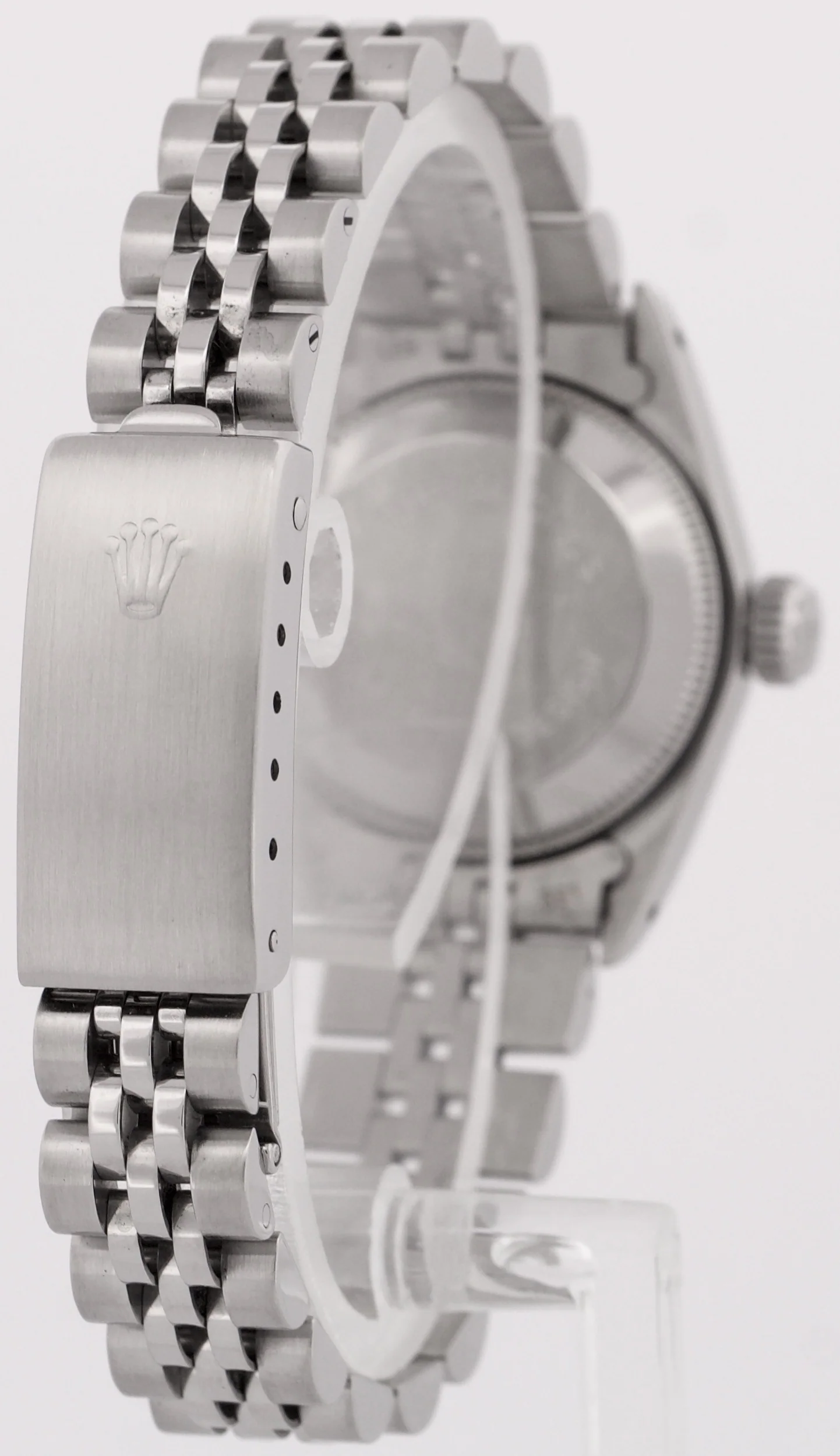 Rolex Oyster Perpetual Silver POOL INTAIRDRIL Steel Jubilee 24mm Watch 67180 BOX - Image 6