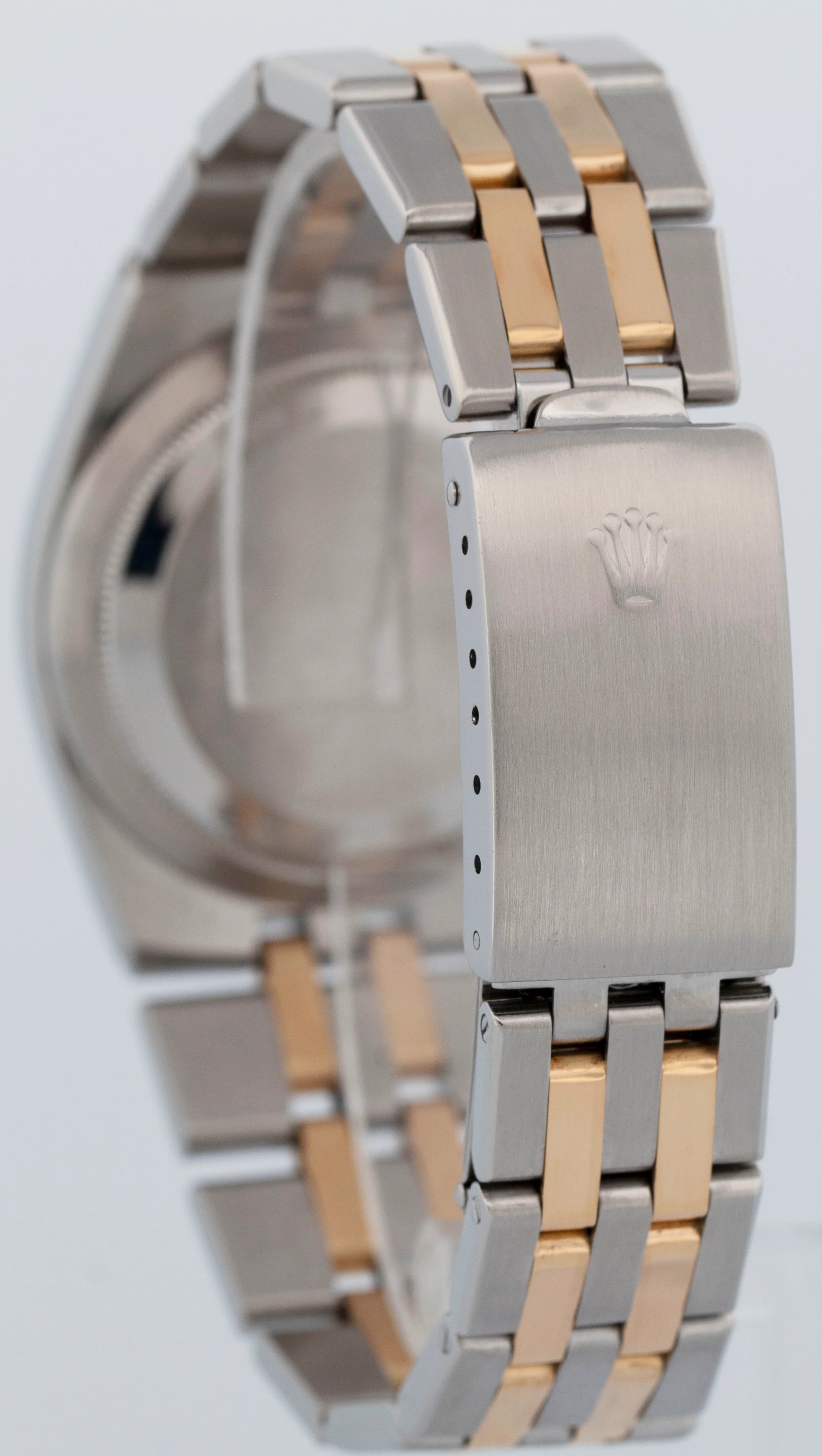 Rolex Oysterquartz DateJust 36mm MOP DIAMOND Two-Tone 18K Gold Steel Watch 17013 - Image 5