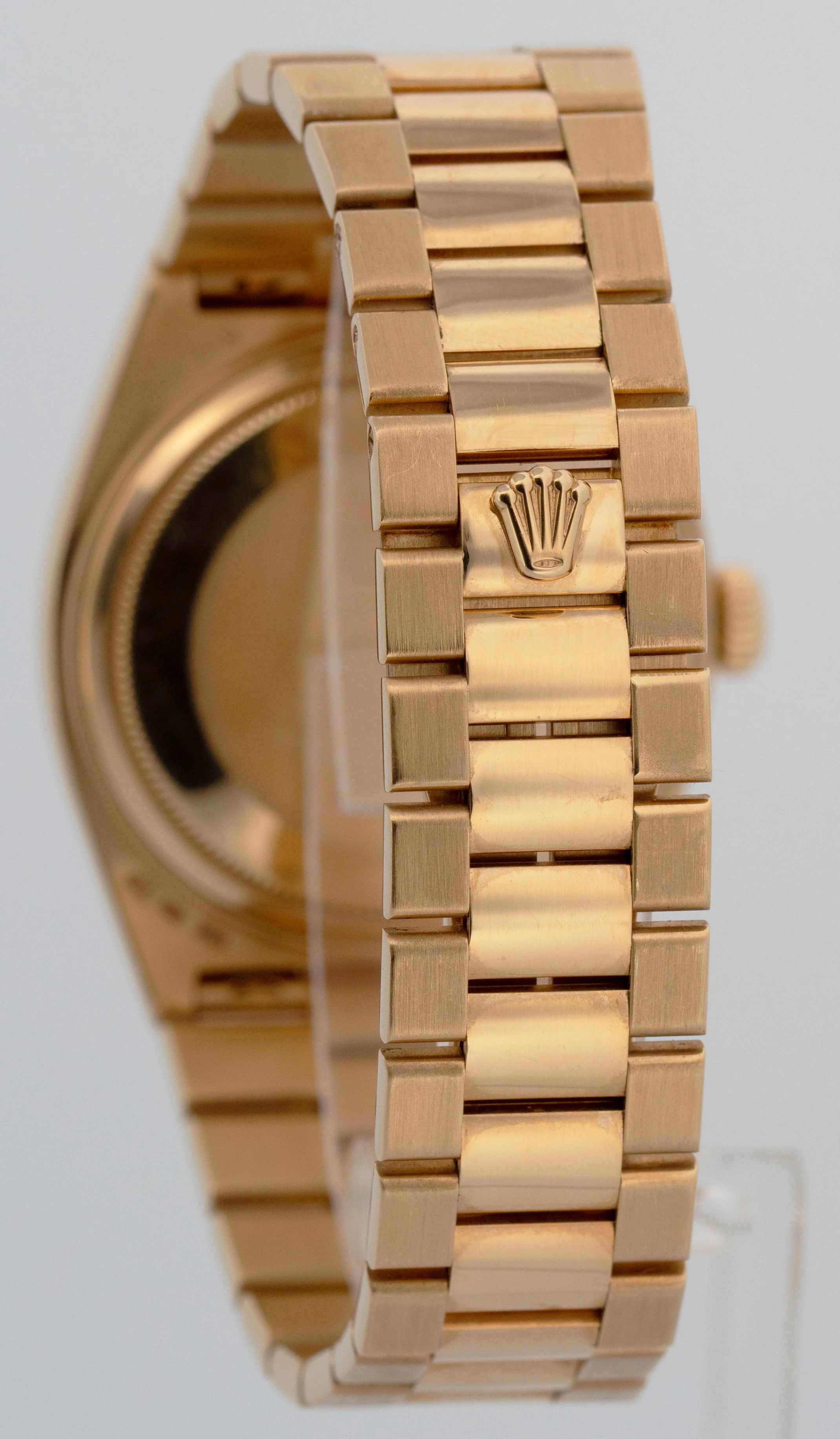 Rolex OysterQuartz Day-Date President Champagne 18K Yellow Gold 36mm Watch 19018 - Image 5