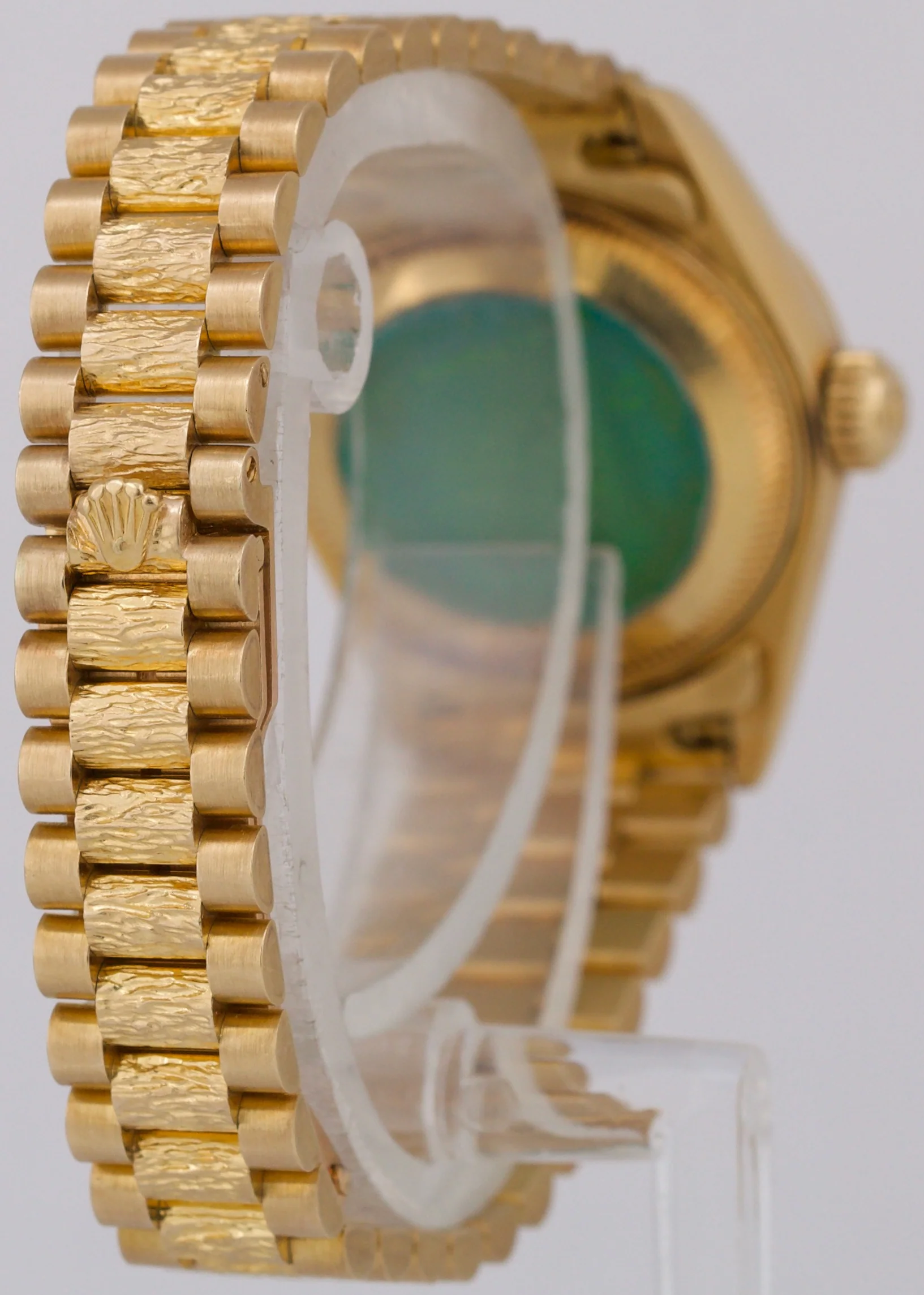 Rolex PAPERS DateJust President Blue 26mm BARK 18K Yellow Gold 69278 Watch BOX - Image 6