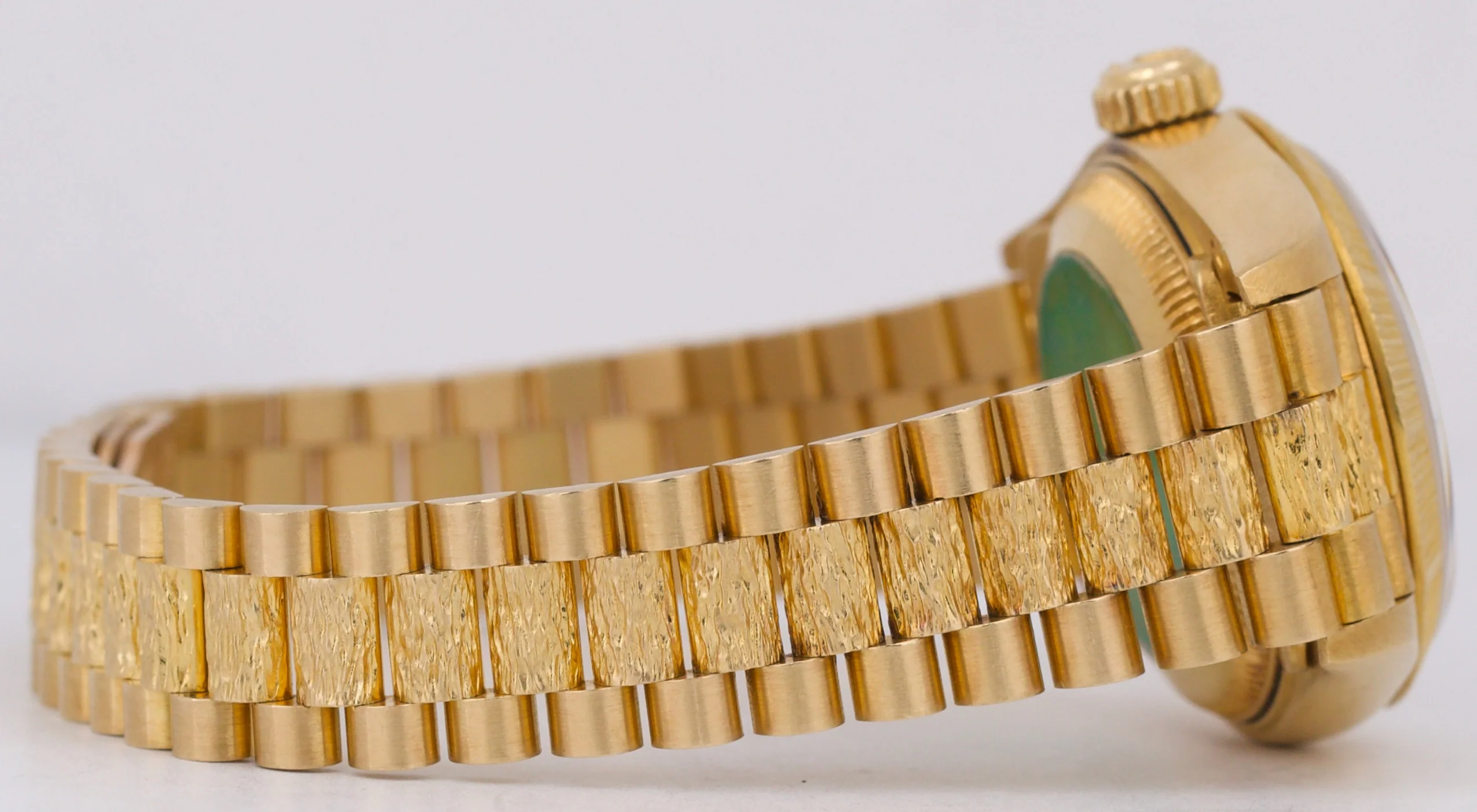 Rolex PAPERS DateJust President Blue 26mm BARK 18K Yellow Gold 69278 Watch BOX - Image 8