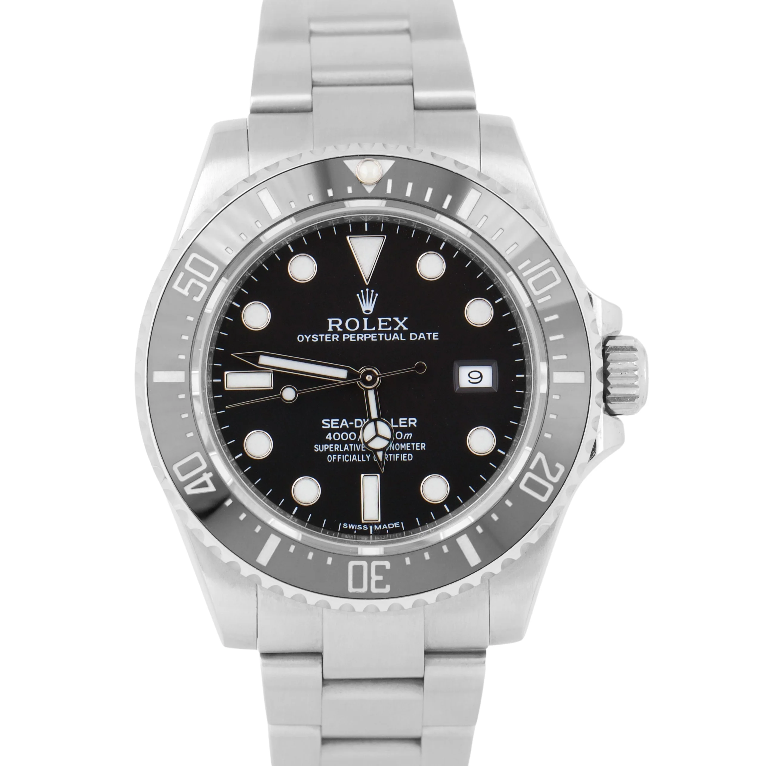 Rolex Sea-Dweller 4000 SD4K Ceramic BLACK 40mm Stainless Steel 116600 Watch