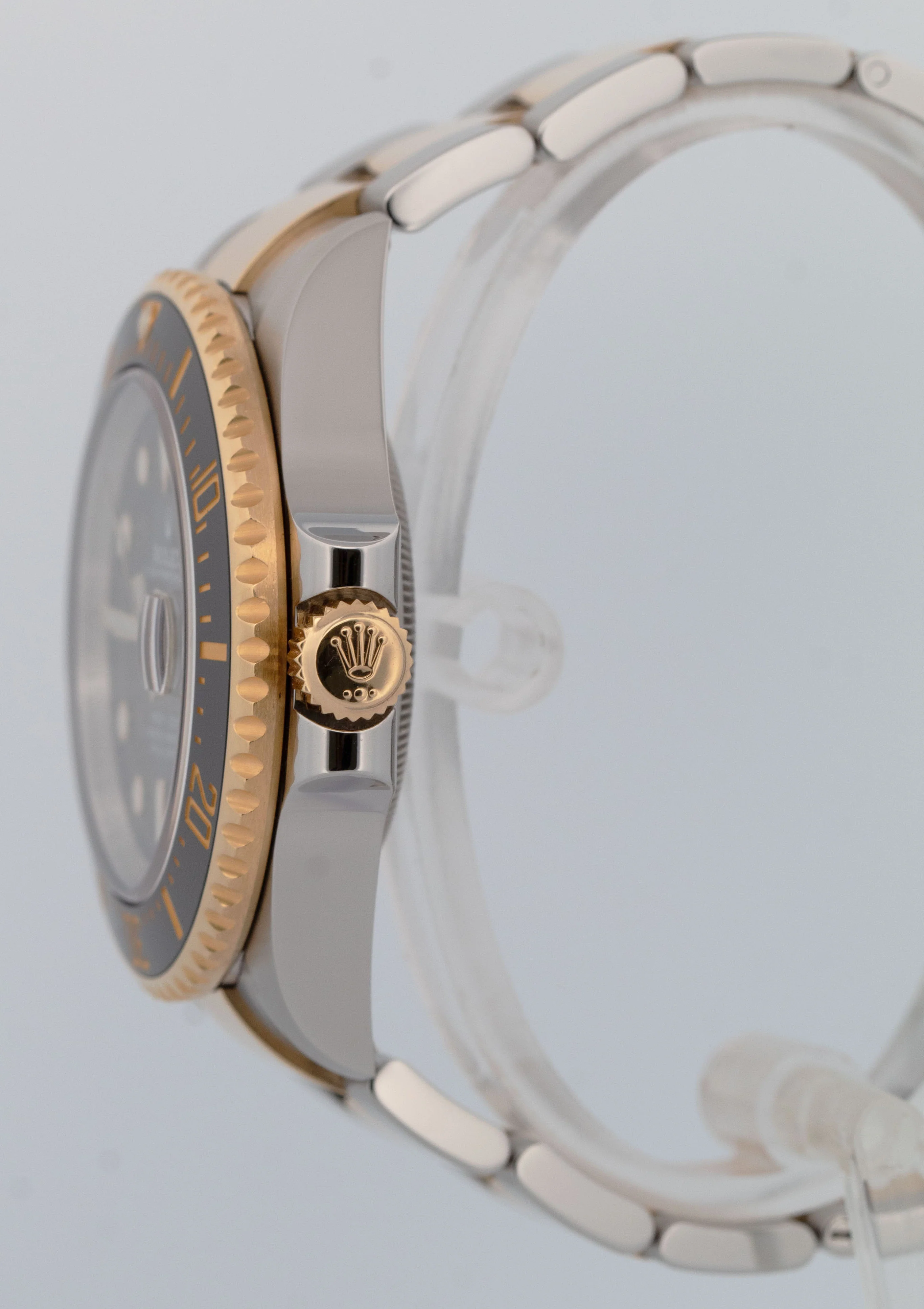 Rolex Sea-Dweller 43mm Two-Tone 43mm 18K Yellow Gold Steel Black 126603 Watch - Image 3