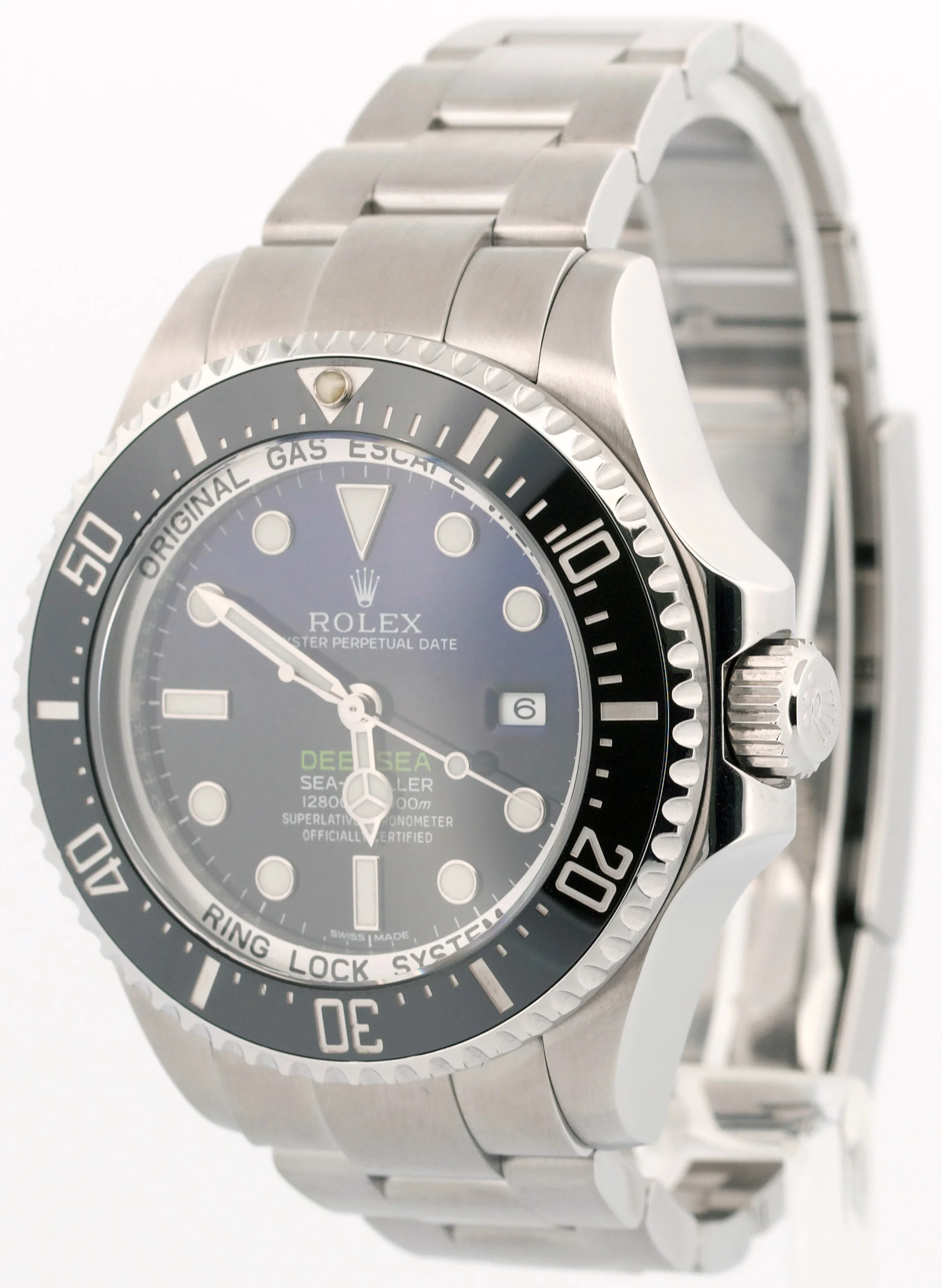 Rolex Sea-Dweller Deepsea JAMES CAMERON Black Blue Steel 116660 44mm Dive Watch - Image 3