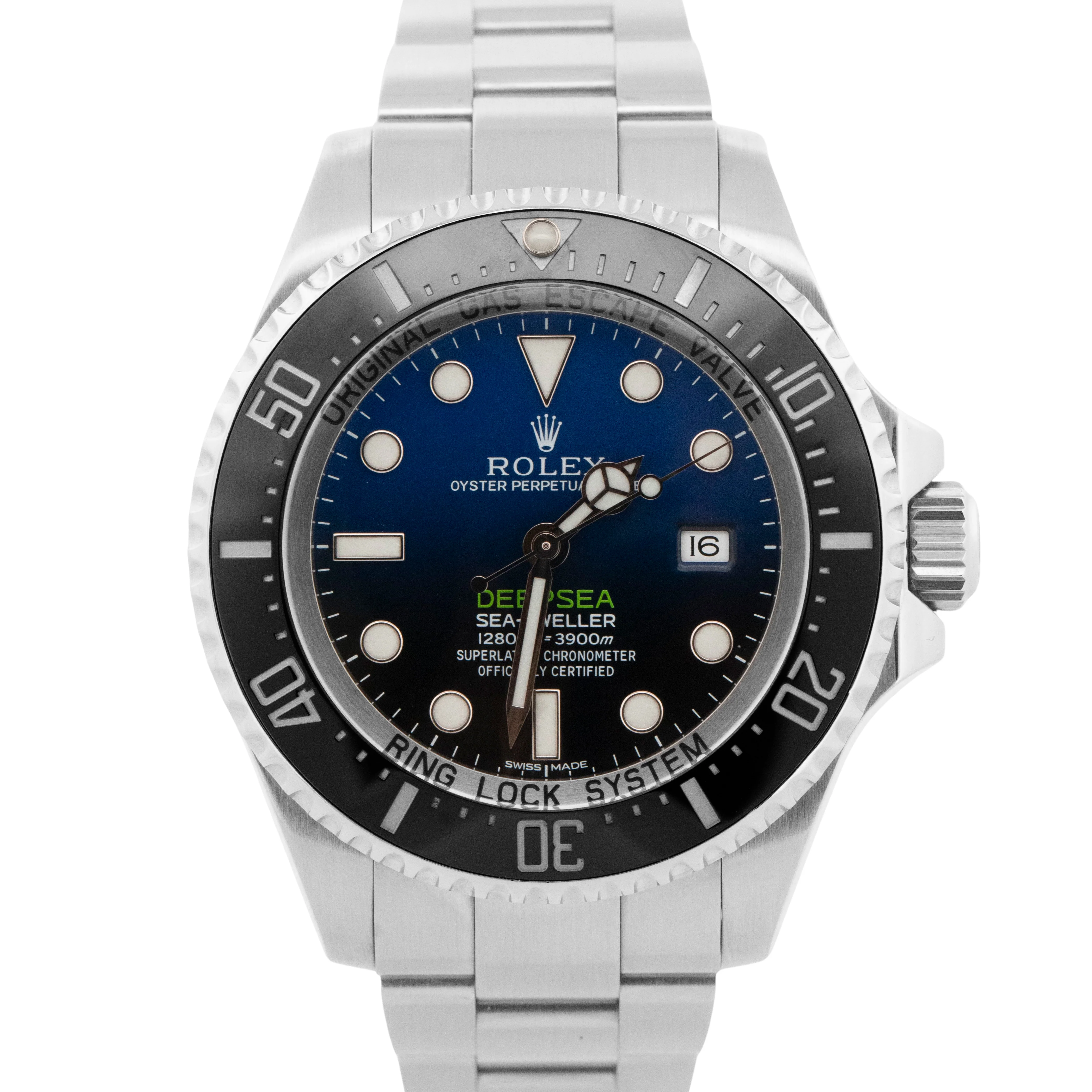 Rolex Sea-Dweller Deepsea JAMES CAMERON Blue Black Steel 116660 44mm Dive Watch