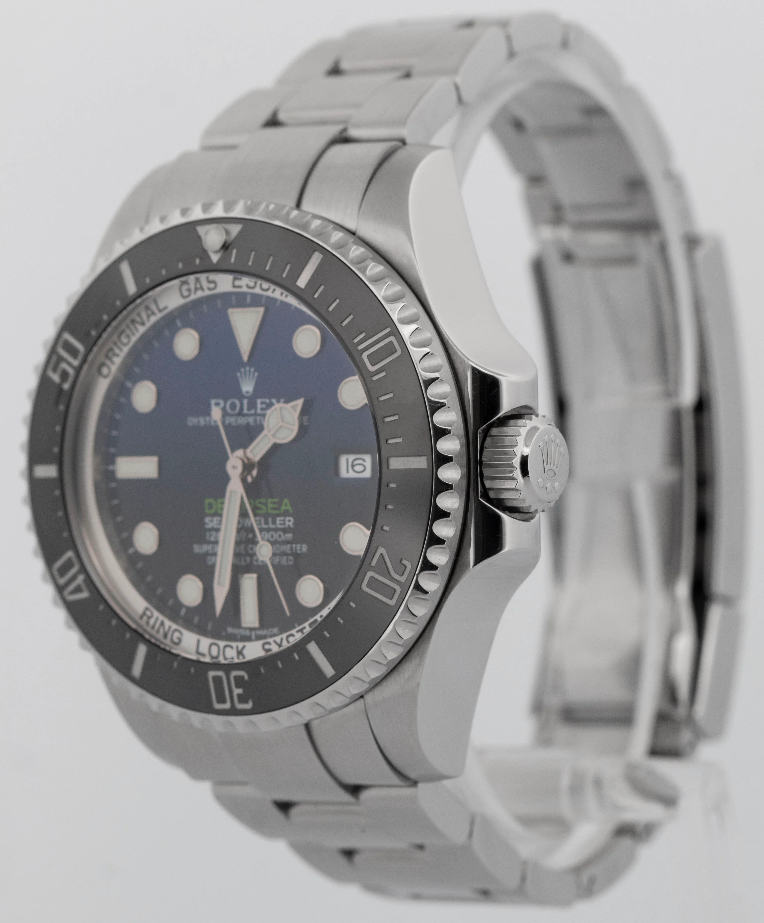 Rolex Sea-Dweller Deepsea JAMES CAMERON Blue Black Steel 116660 44mm Dive Watch - Image 3