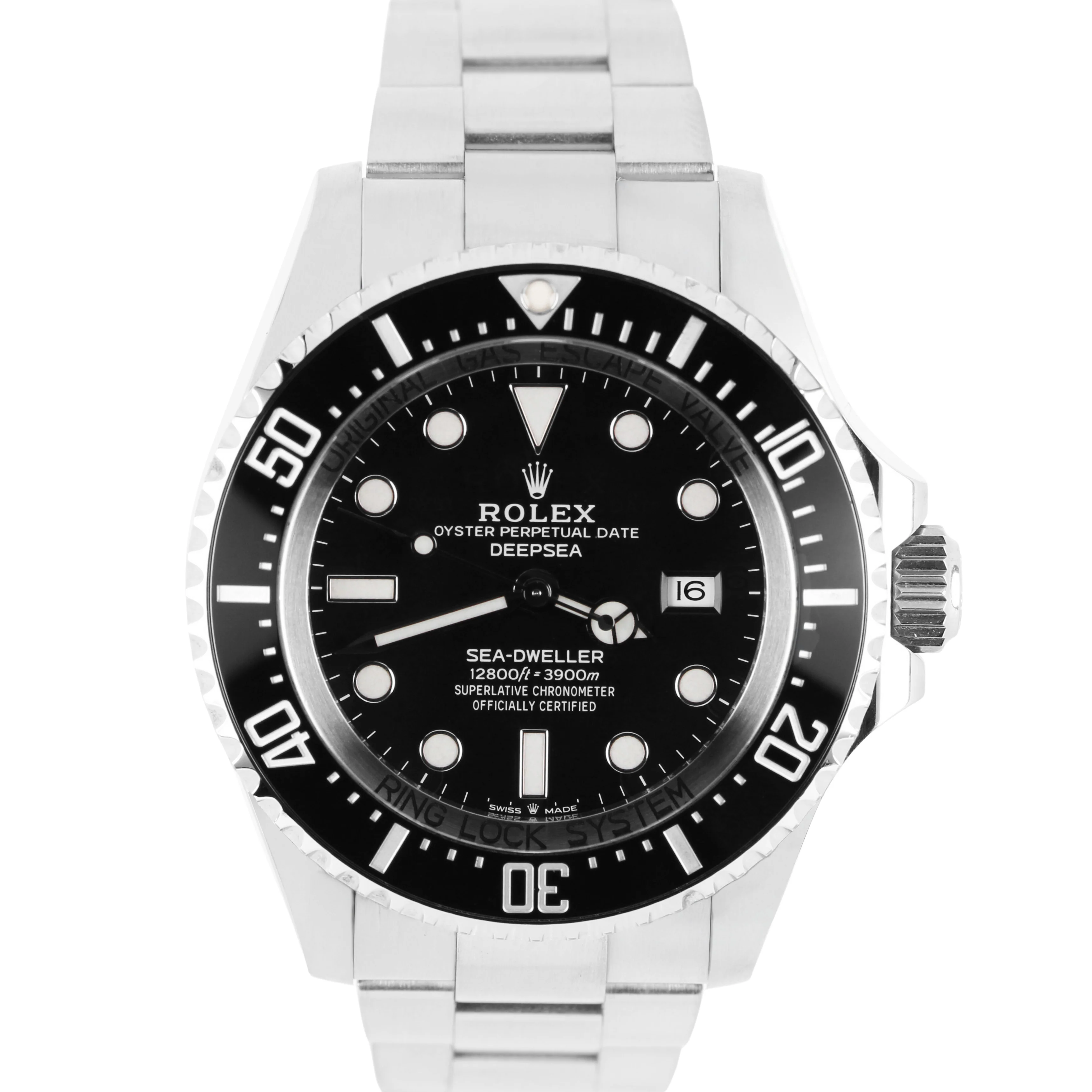 Rolex Sea-Dweller Deepsea PAPERS Stainless Steel Black 44mm 126660 Watch BOX