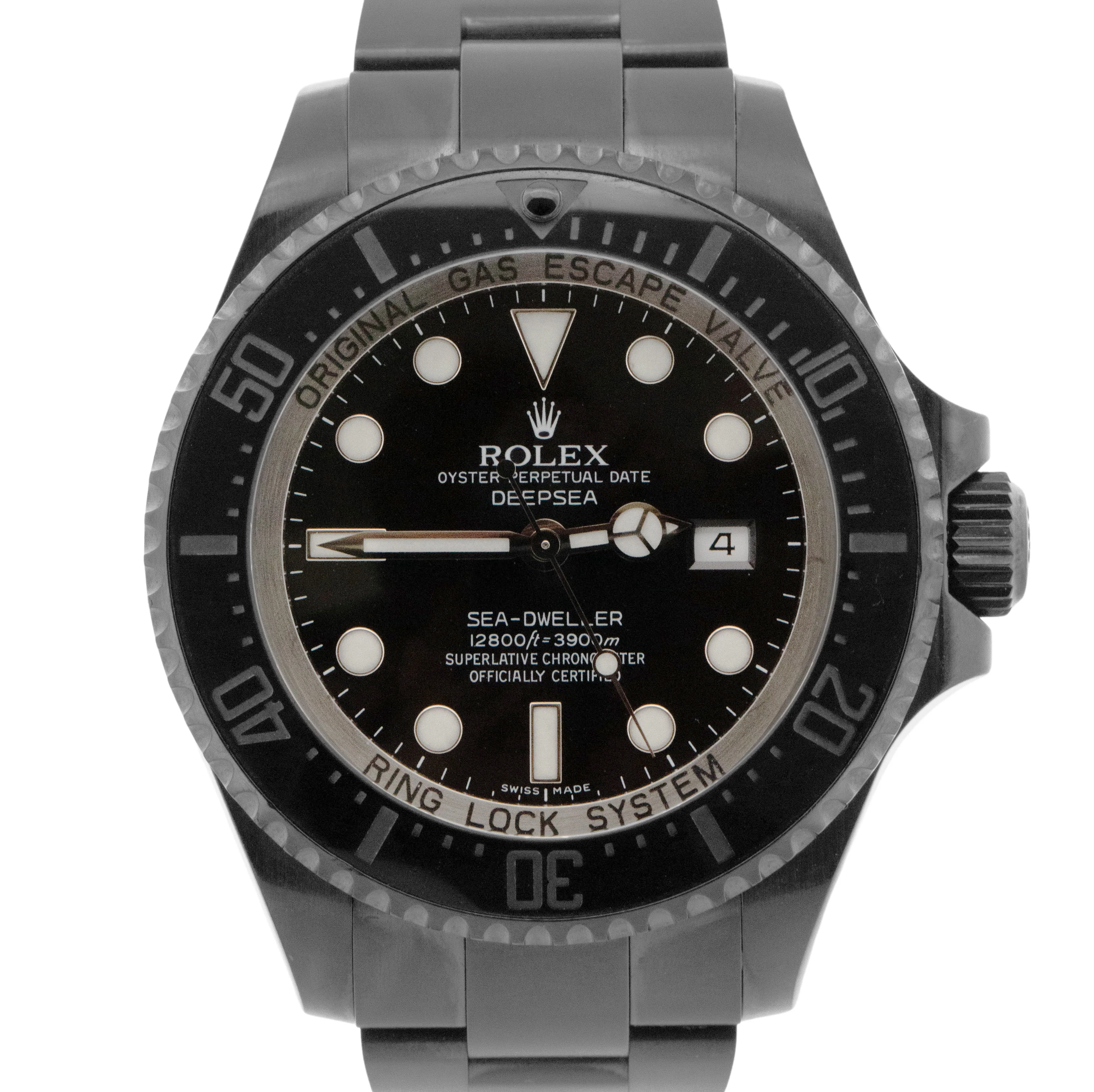 Rolex Sea-Dweller Deepsea PVD BLACK 44mm Ceramic Stainless Steel 116660 Watch