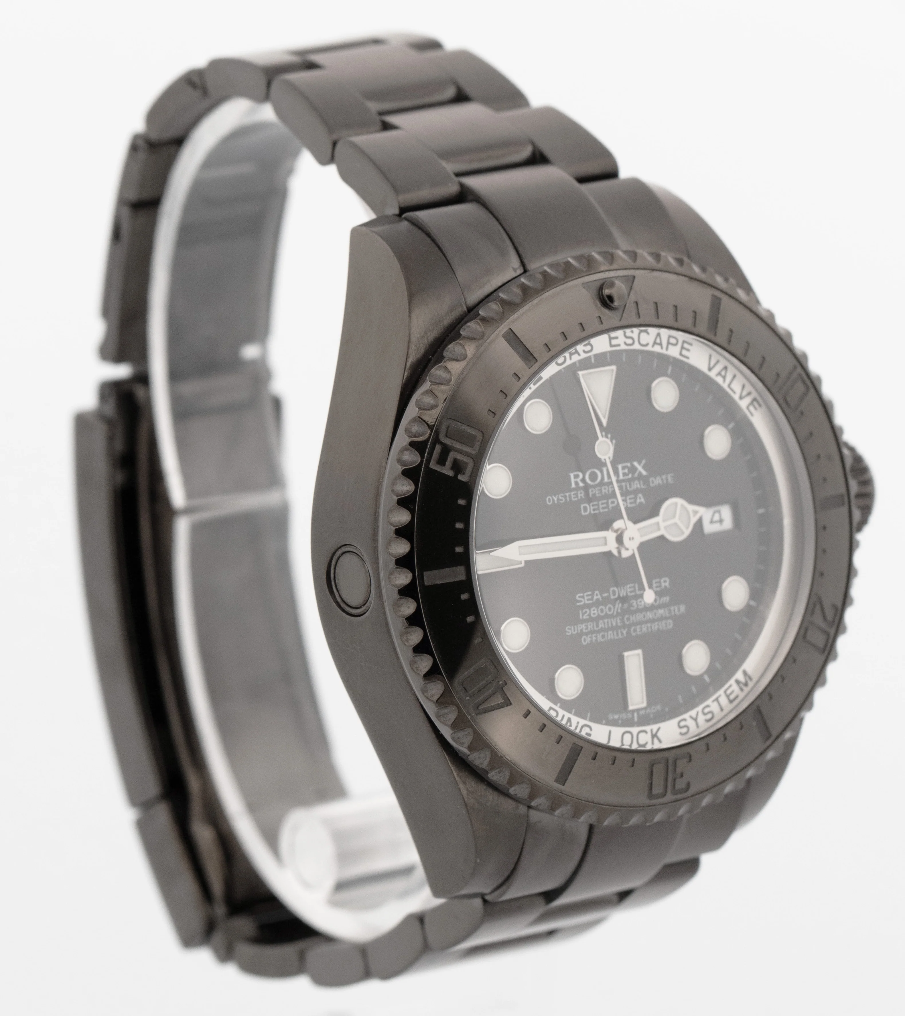Rolex Sea-Dweller Deepsea PVD BLACK 44mm Ceramic Stainless Steel 116660 Watch - Image 4