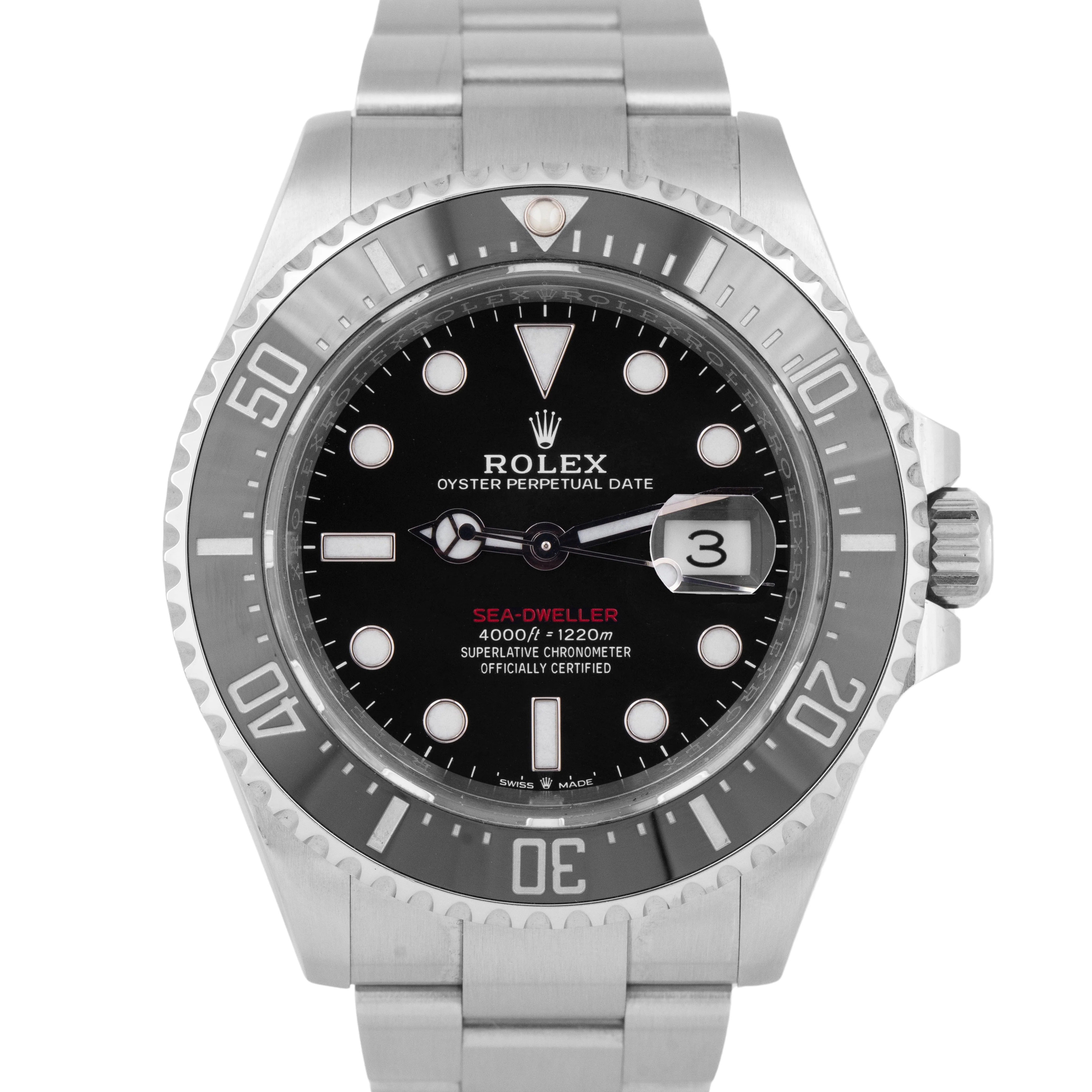Rolex Sea-Dweller Mark II 50th-Anniversary Red Stainless Steel 43mm Watch 126600