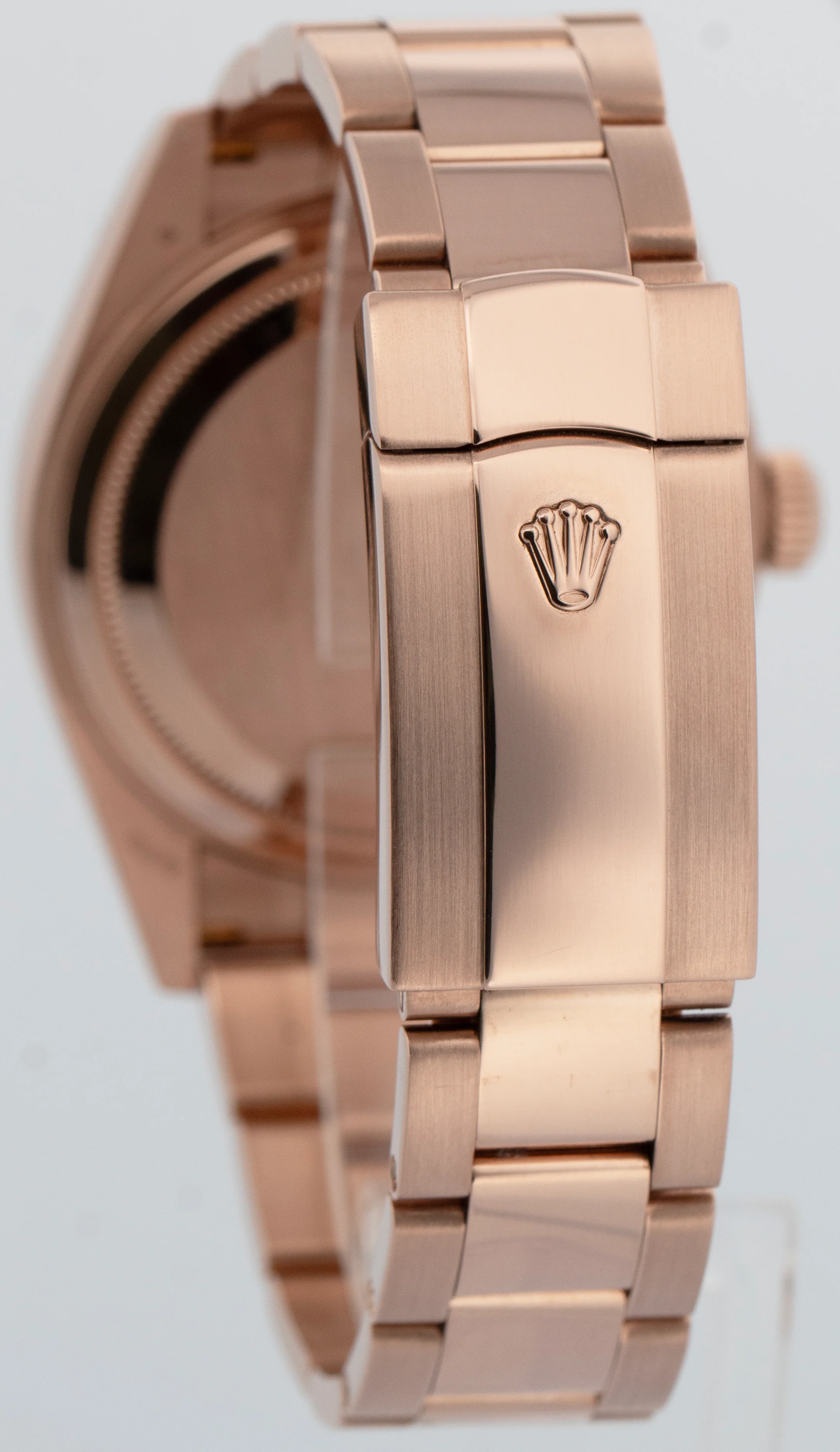 Rolex Sky-Dweller 18K Rose Gold BLUE GREEN 42mm Fluted Oyster Watch 336935 BOX - Image 5