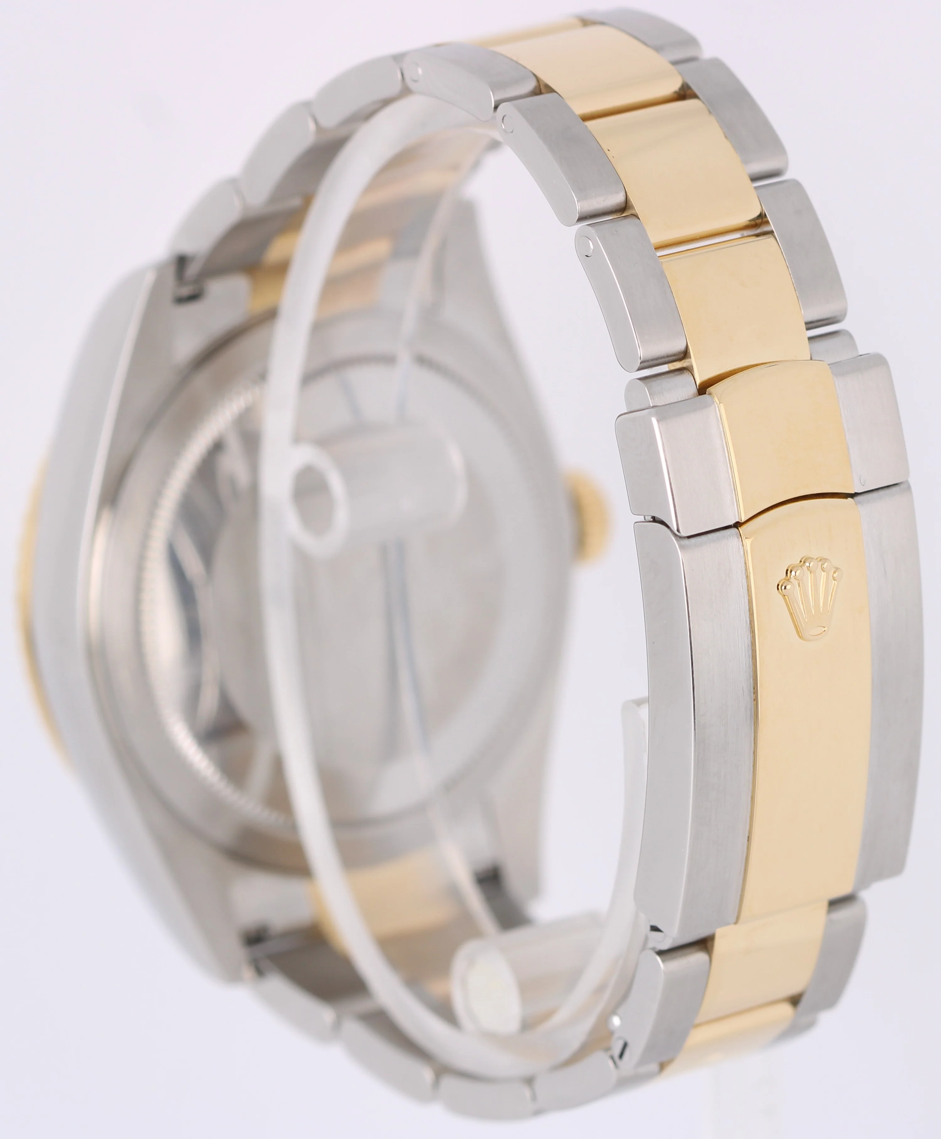 Rolex Sky-Dweller Two-Tone 18K Gold Steel White 42mm Oyster 326933 Watch - Image 6