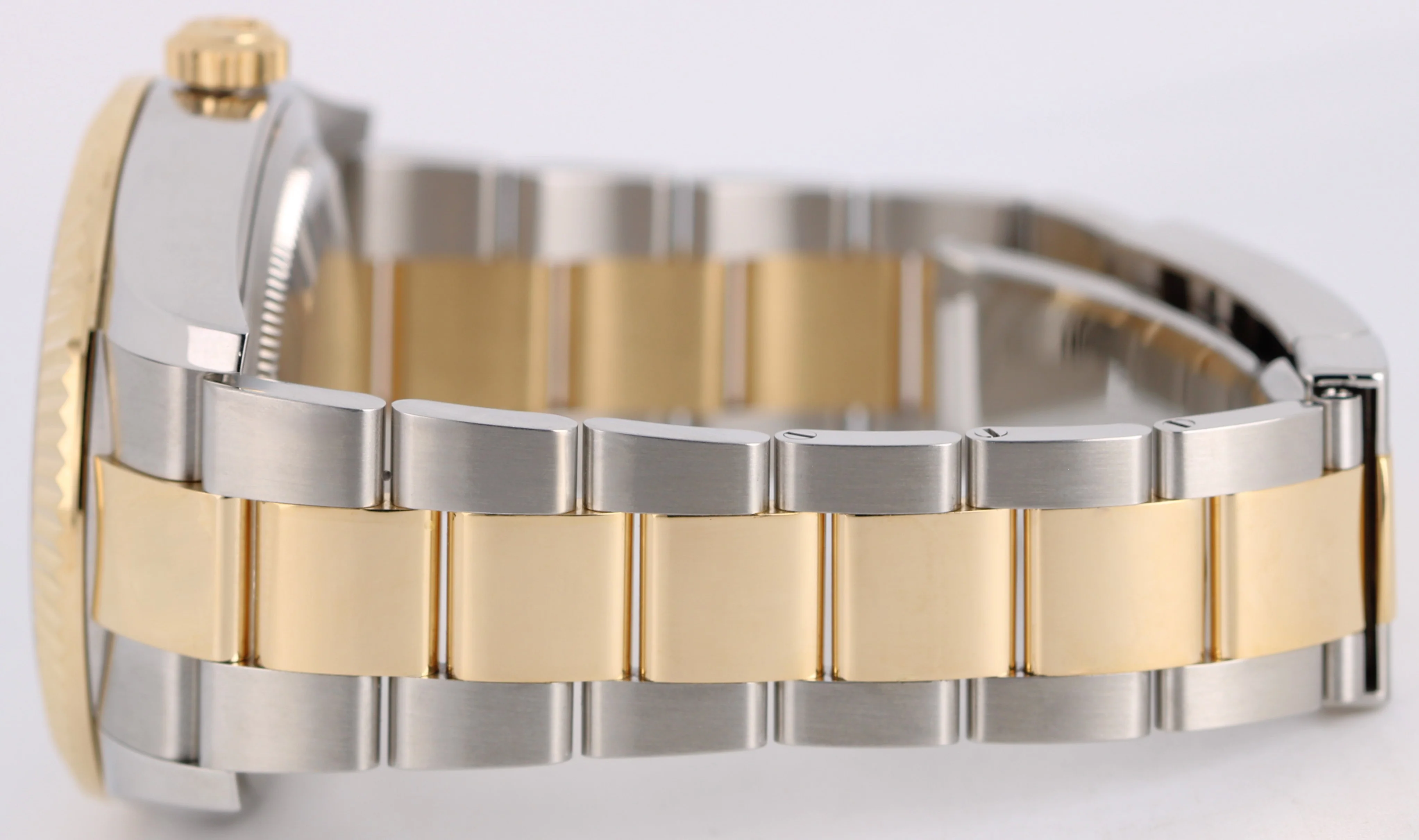 Rolex Sky-Dweller Two-Tone 18K Gold Steel White 42mm Oyster 326933 Watch - Image 7
