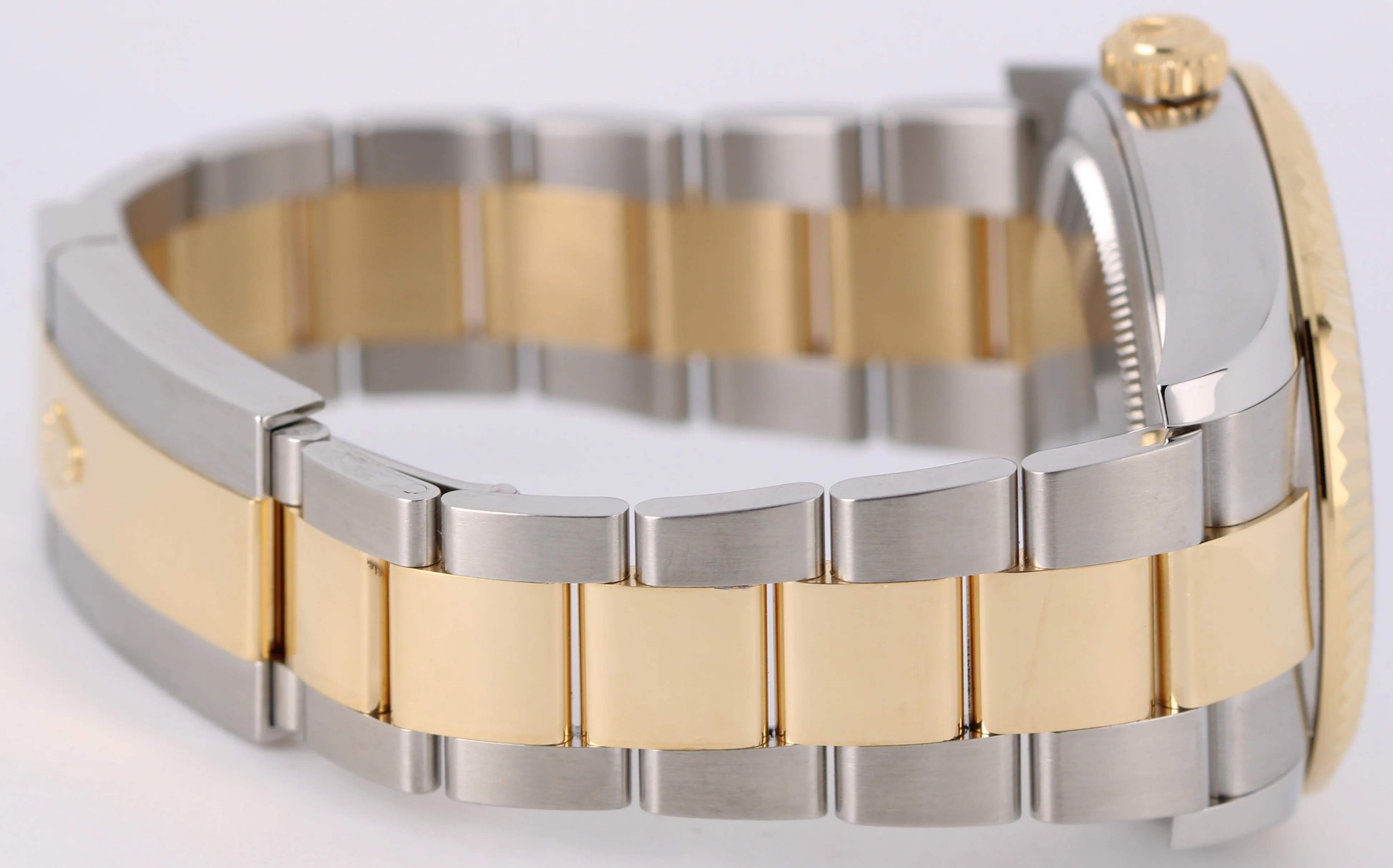 Rolex Sky-Dweller Two-Tone 18K Gold Steel White 42mm Oyster 326933 Watch - Image 8