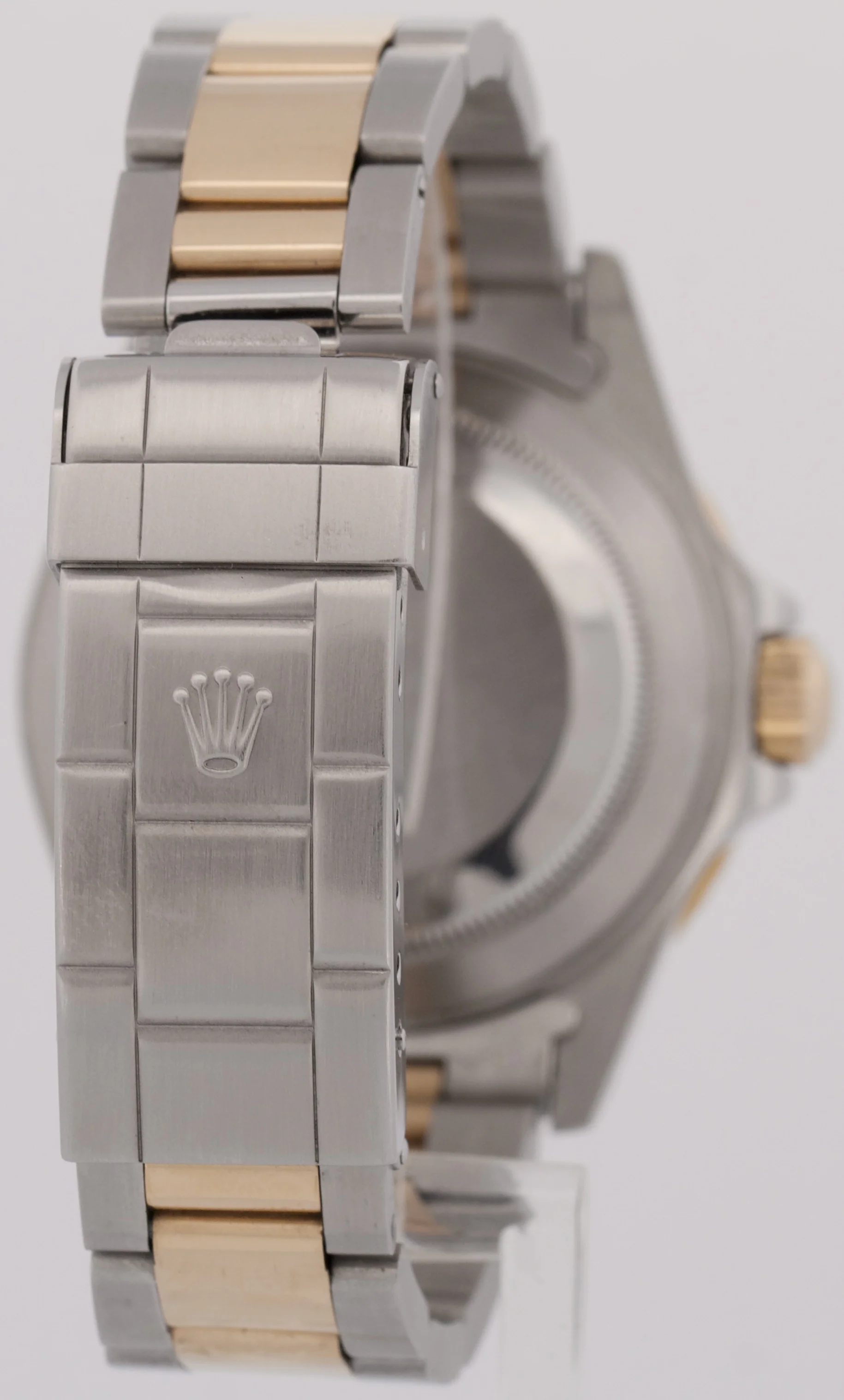 Rolex Submariner Date 40mm BLACK 18K Yellow Gold Stainless Steel 16613 Watch - Image 5