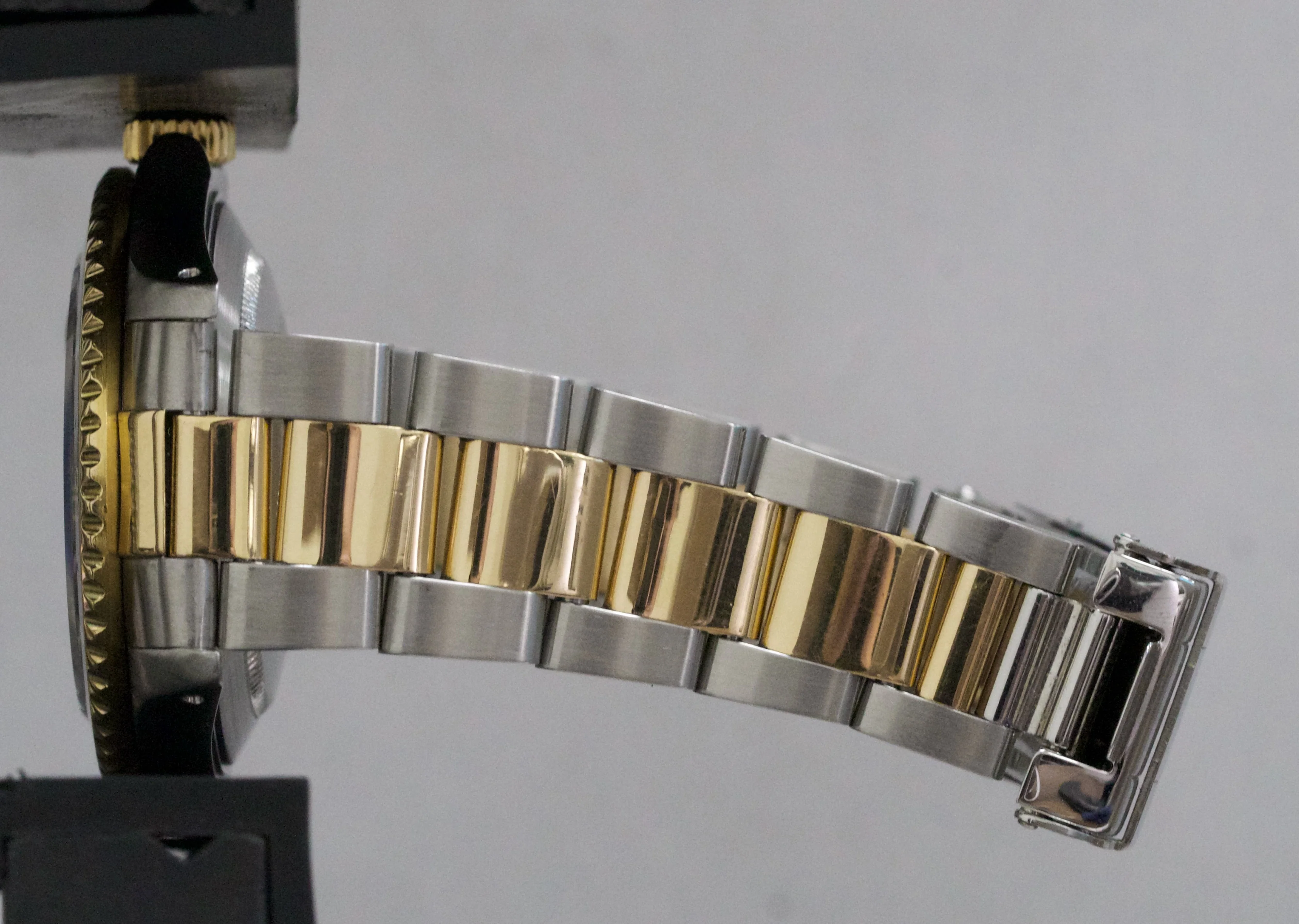 Rolex Submariner Date 40mm BLACK 18K Yellow Gold Stainless Steel 16613 Watch - Image 9